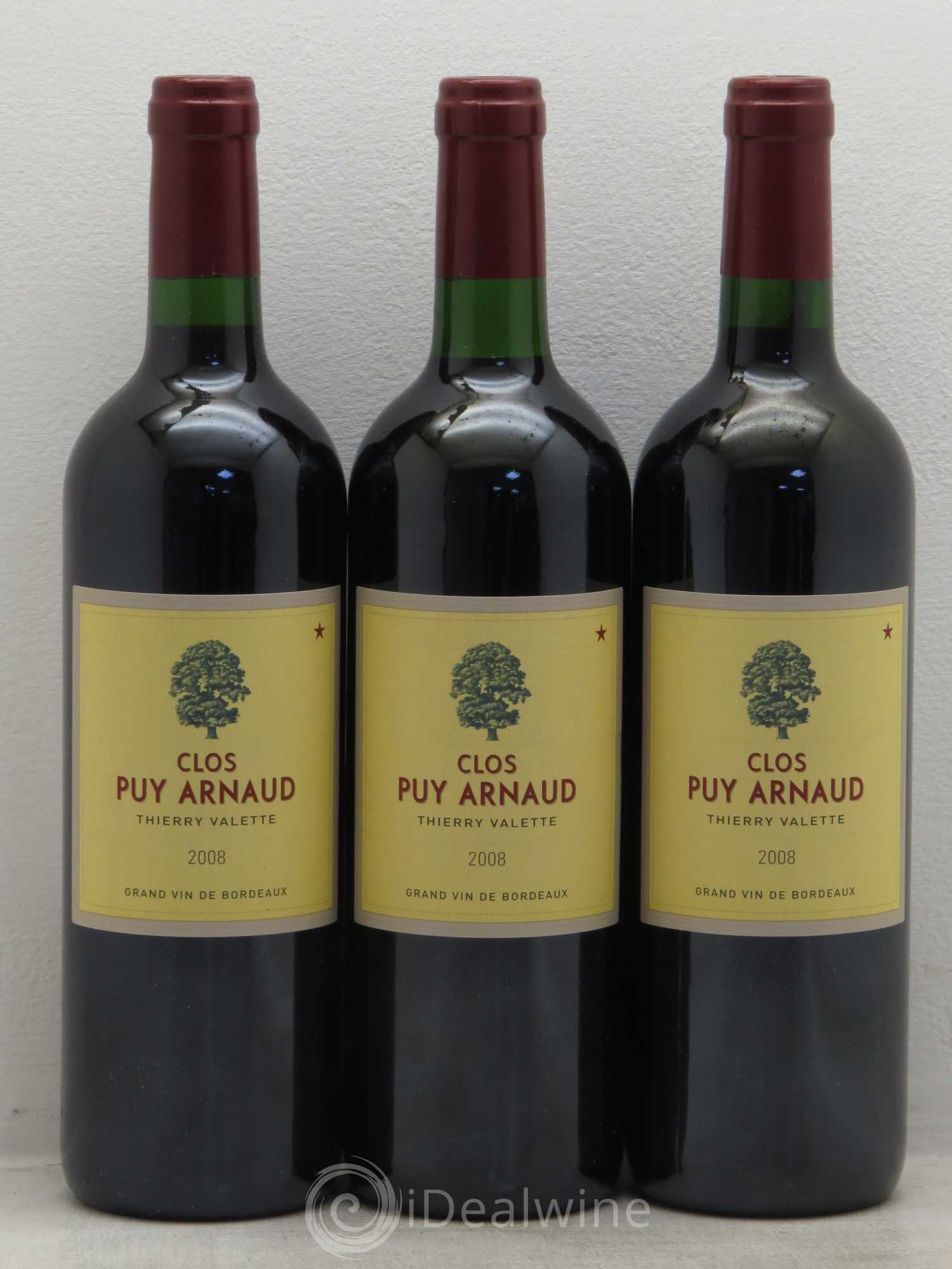 Clos Puy Arnaud 2008 - Lot de 3 bouteilles - 0