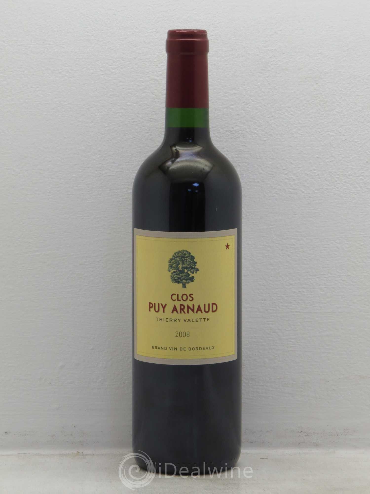 Clos Puy Arnaud 2008 - Lot de 1 bouteille - 0
