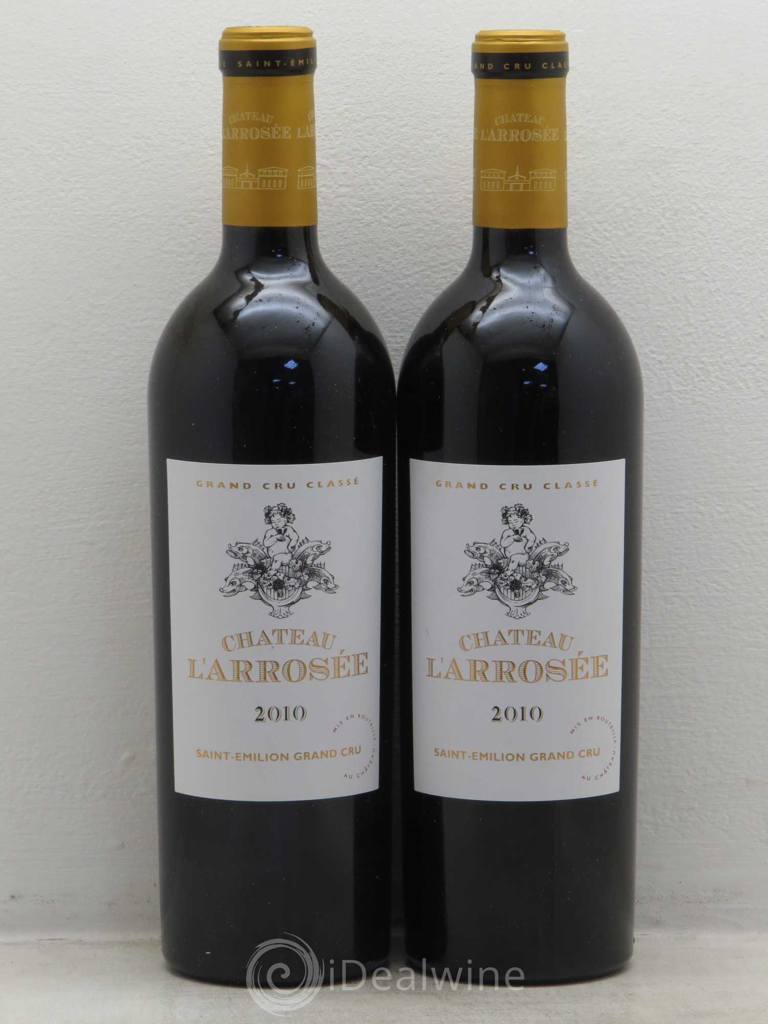 Château l' Arrosée Grand Cru Classé 2010 - Lot de 2 bouteilles - 0