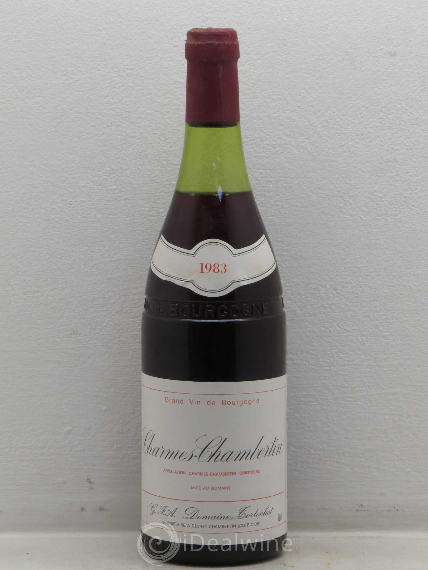 Charmes-Chambertin Grand Cru Tortochot (Domaine) 1983 - Lot de 1 bouteille - 0