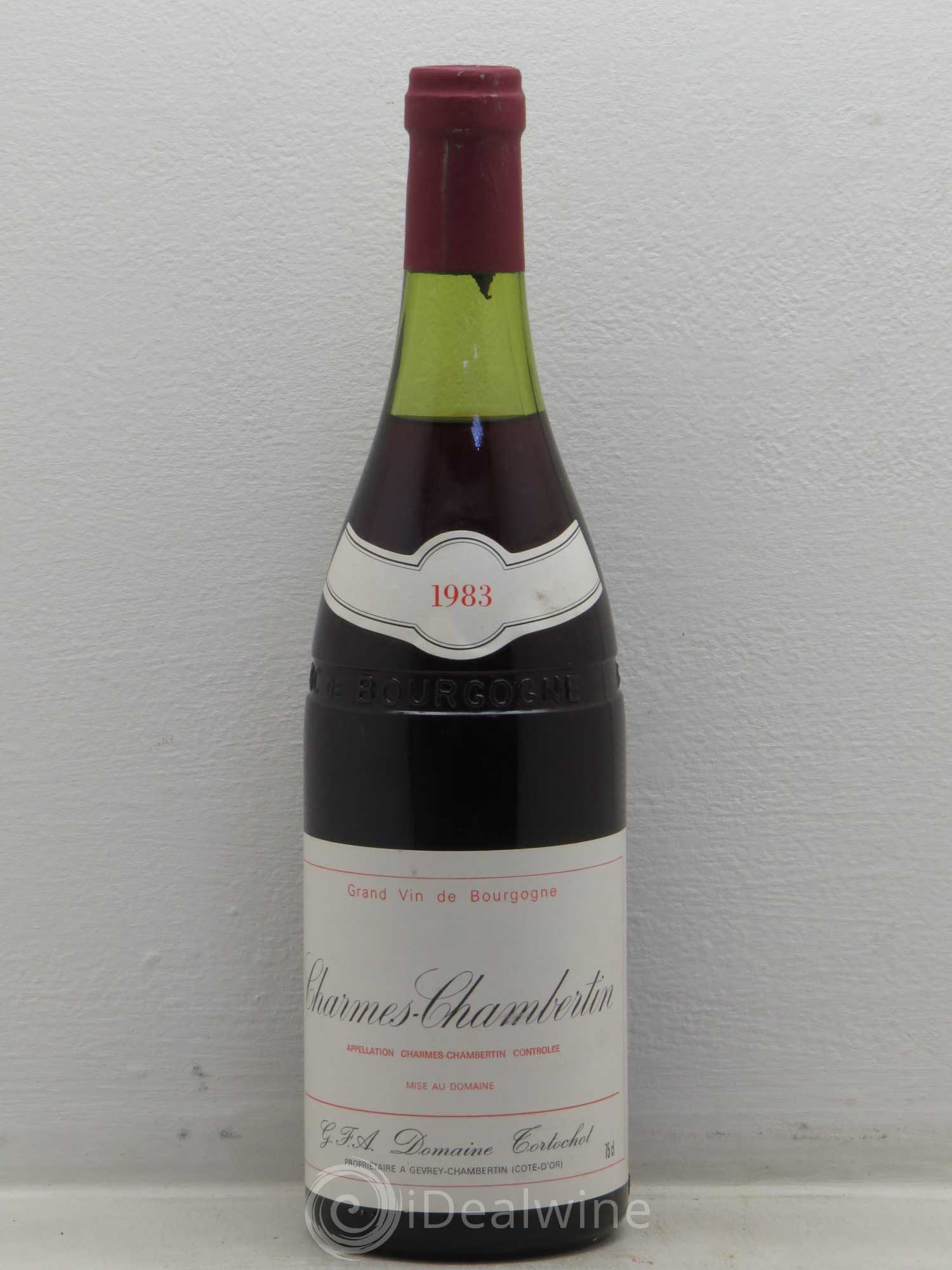 Charmes-Chambertin Grand Cru Tortochot (Domaine) 1983 - Lot de 1 bouteille - 0
