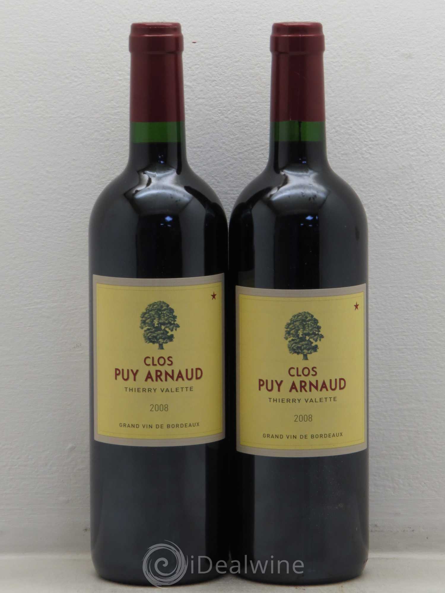 Clos Puy Arnaud 2008 - Lot de 2 bouteilles - 0