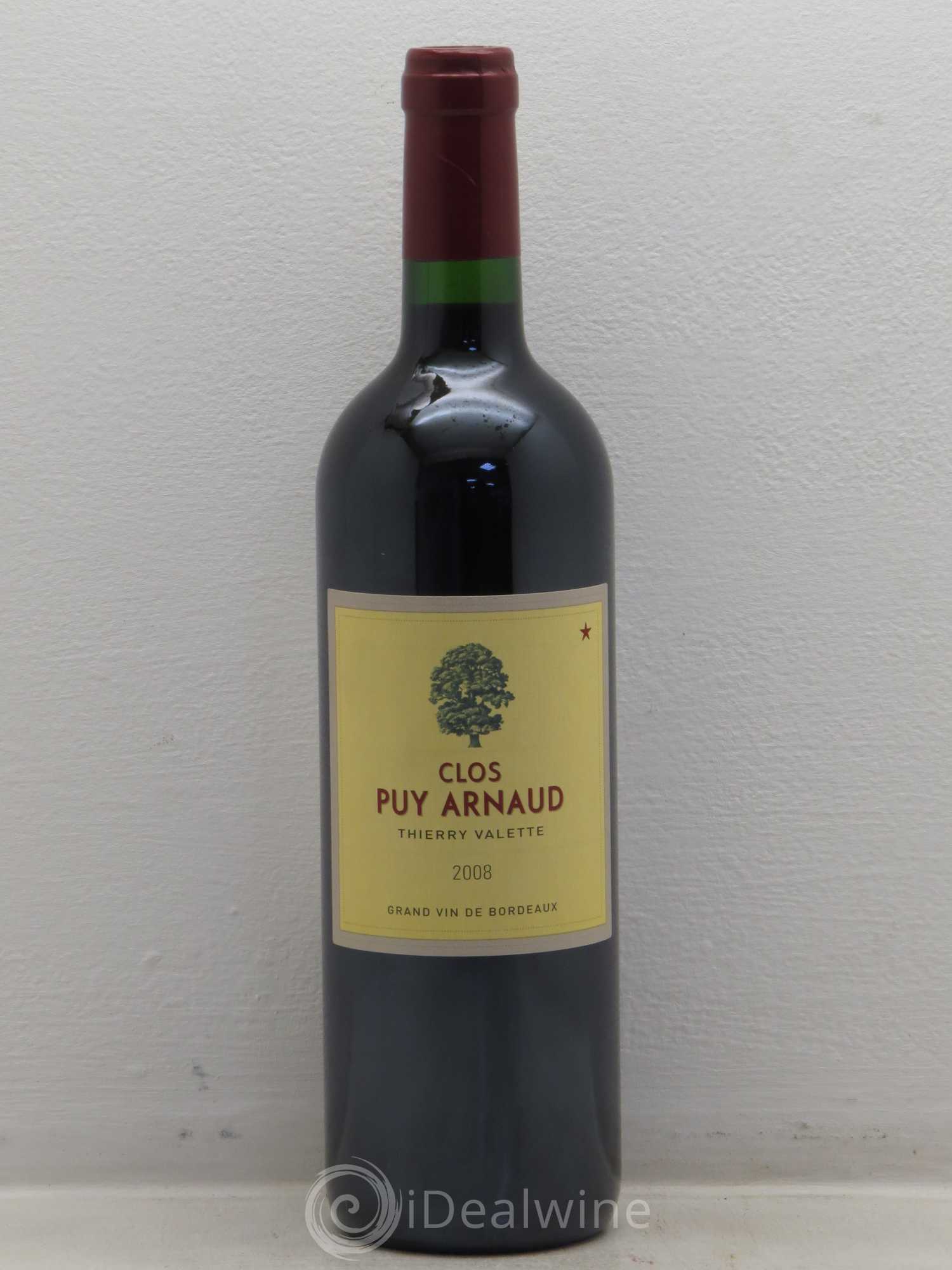 Clos Puy Arnaud 2008 - Lot de 1 bouteille - 0