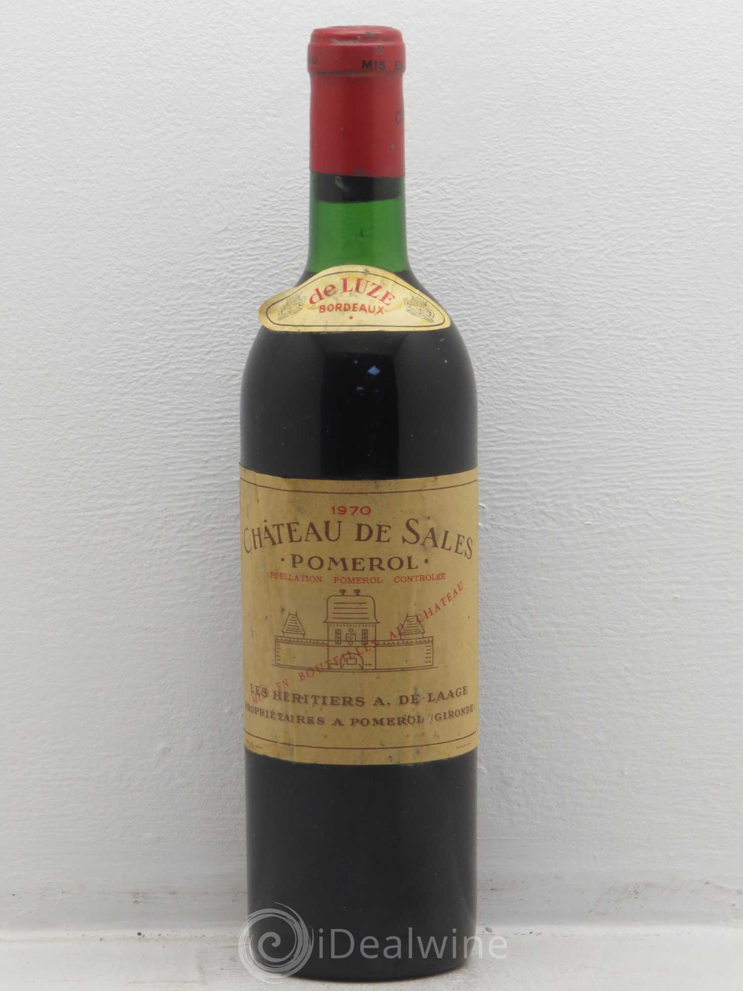 Château de Sales 1970 - Lot de 1 bouteille - 0