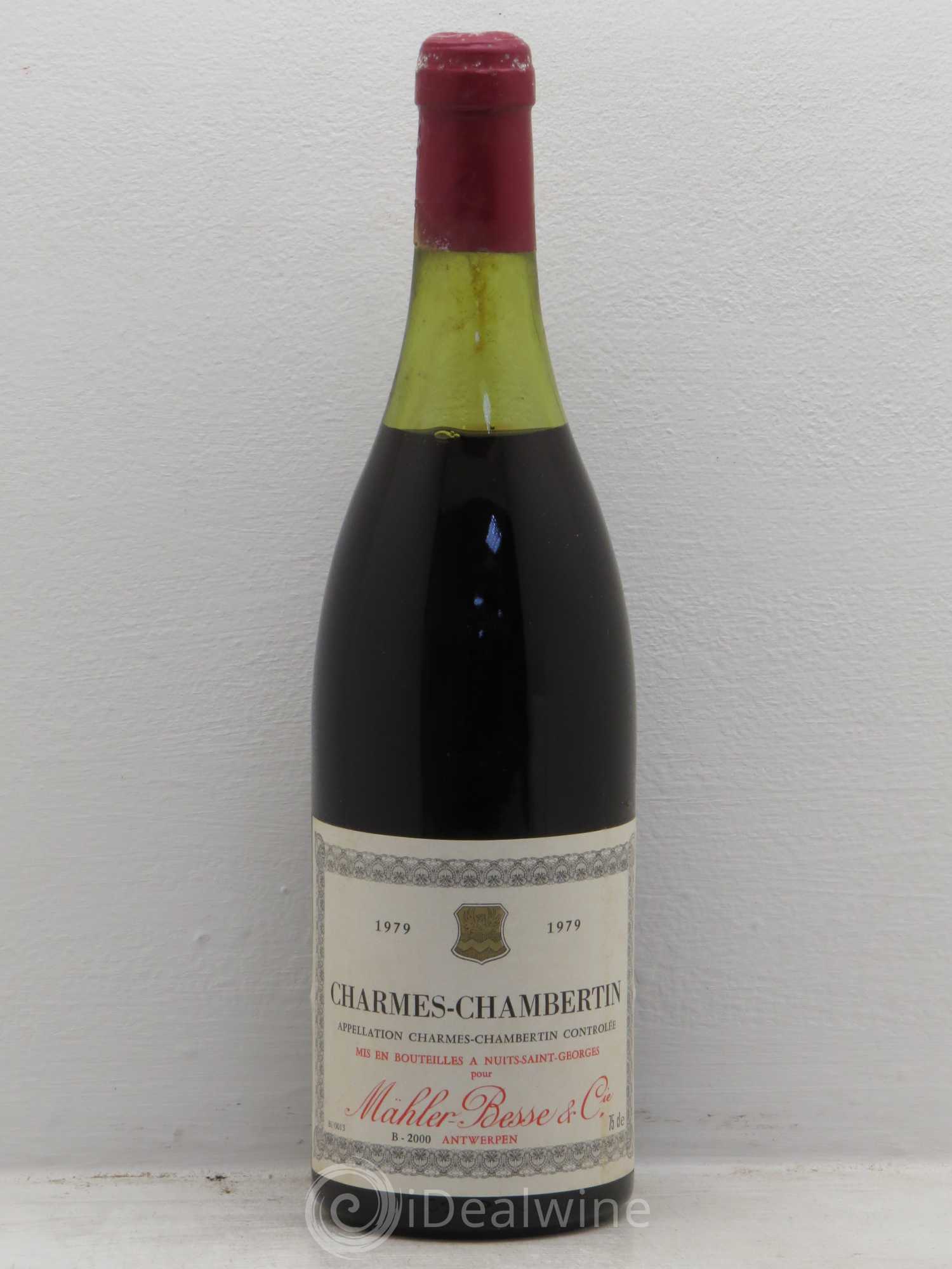 Charmes-Chambertin Grand Cru Mahler besse mise belge (sans prix de réserve) 1979 - Posten von 1 Flasche - 0