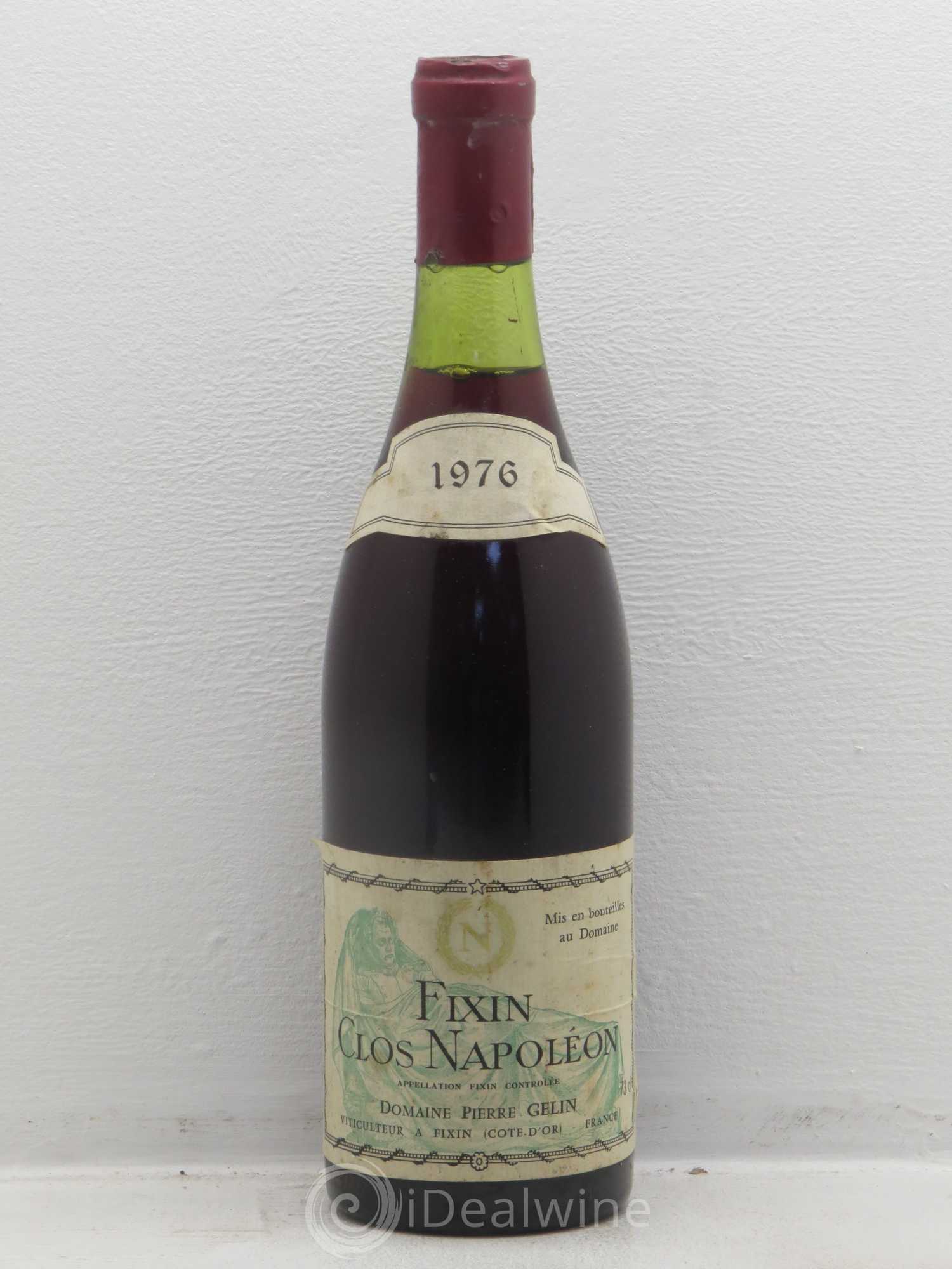 Fixin Clos Napoleon Gelin 1976 - Lot de 1 bouteille - 0