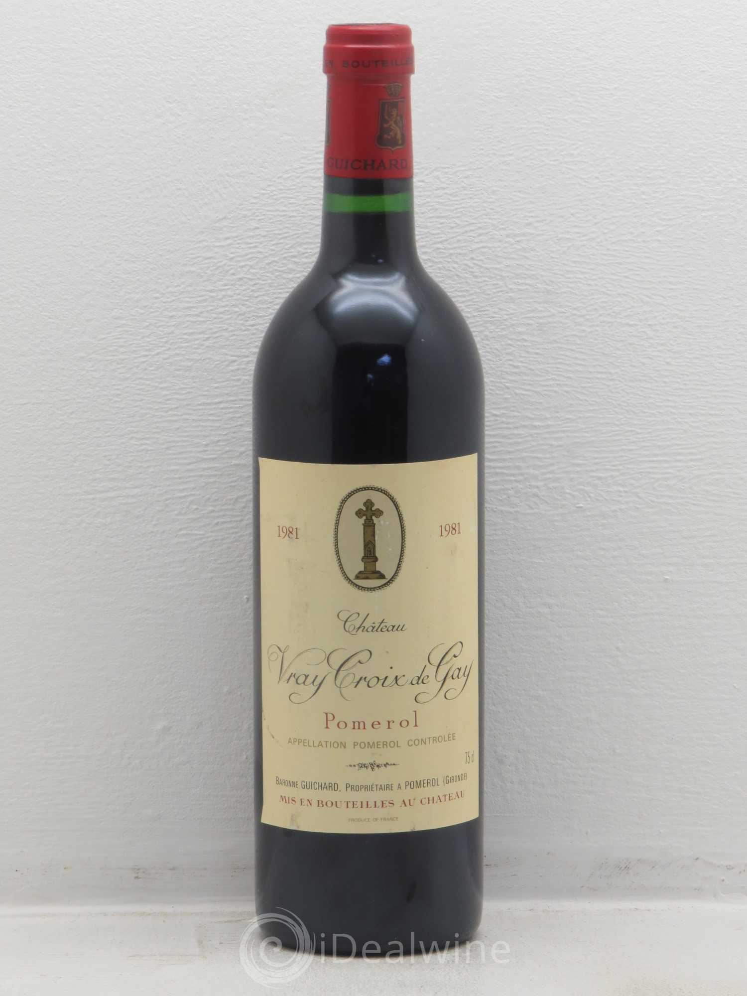 Château Vray Croix de Gay 1981 - Lot de 1 bouteille - 0