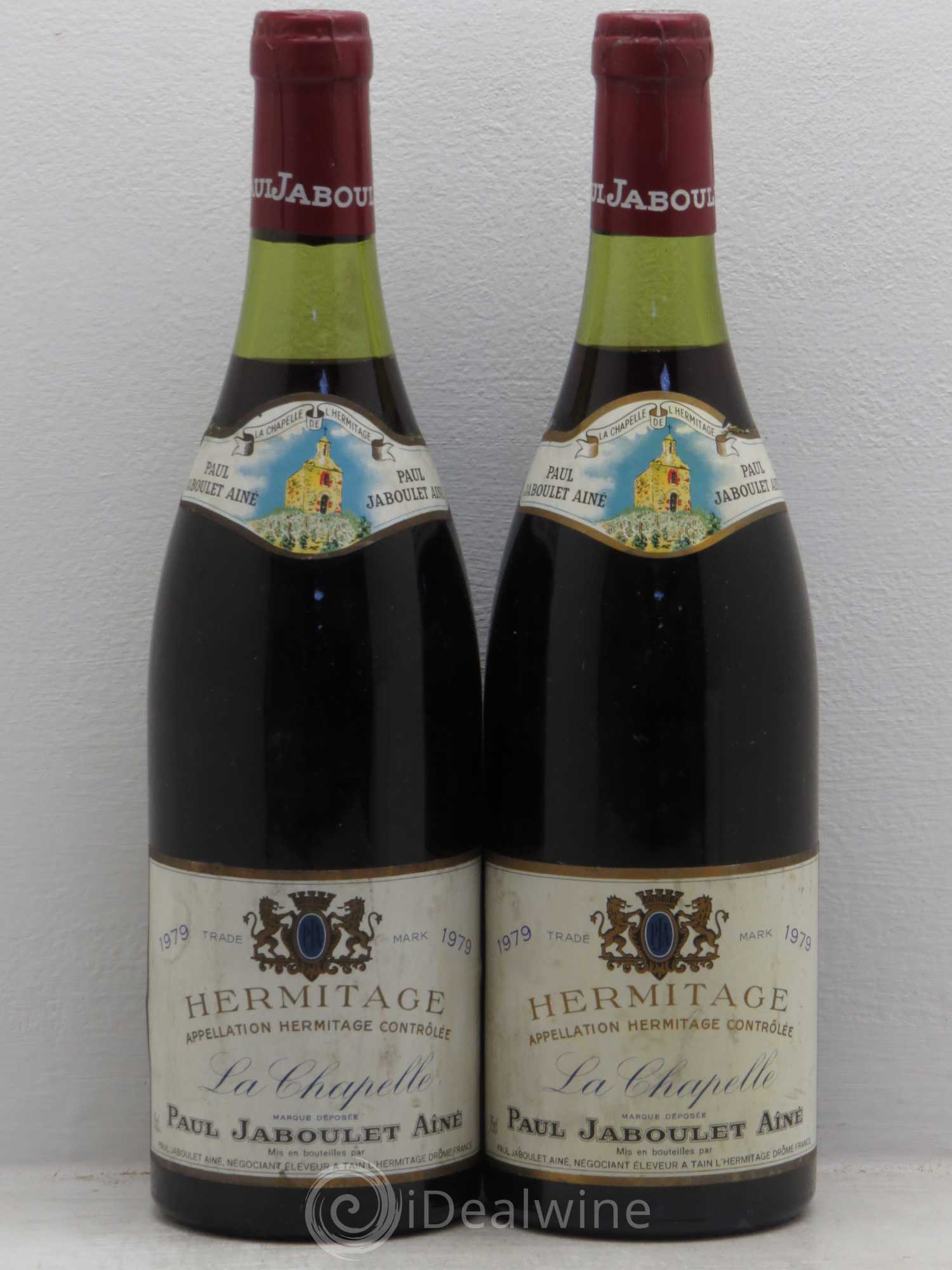 Hermitage La Chapelle Paul Jaboulet Ainé 1979 - Lot de 2 bouteilles - 0