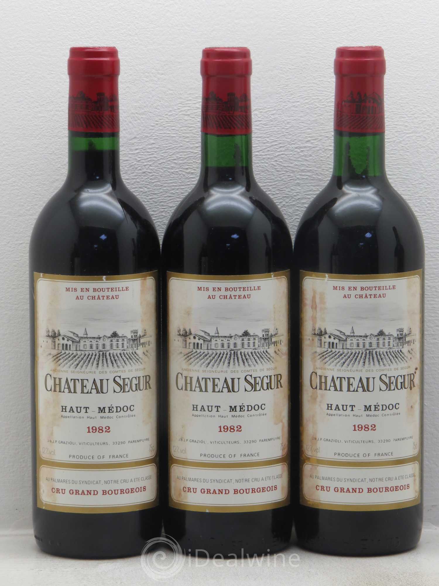 Château Ségur Cru Bourgeois 1982 - Lot de 12 bouteilles - 3
