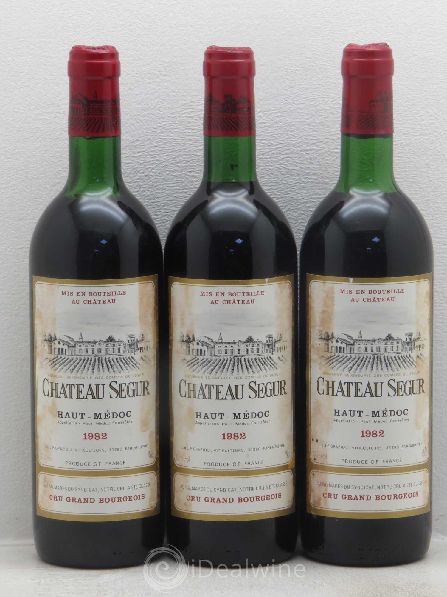 Château Ségur Cru Bourgeois 1982 - Lot de 12 bouteilles - 4