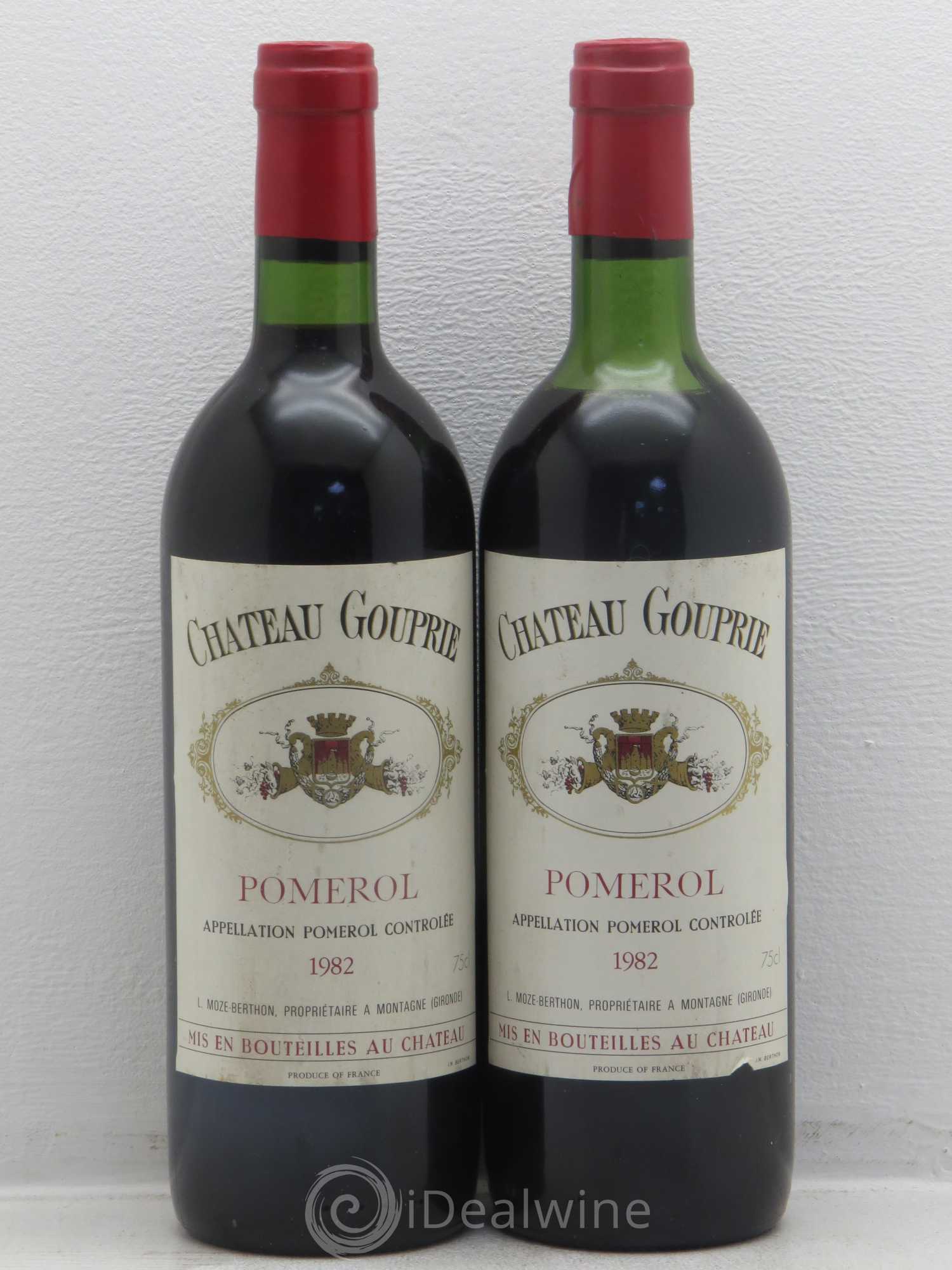 Château Gouprie 1982 - Lot de 2 bouteilles - 0