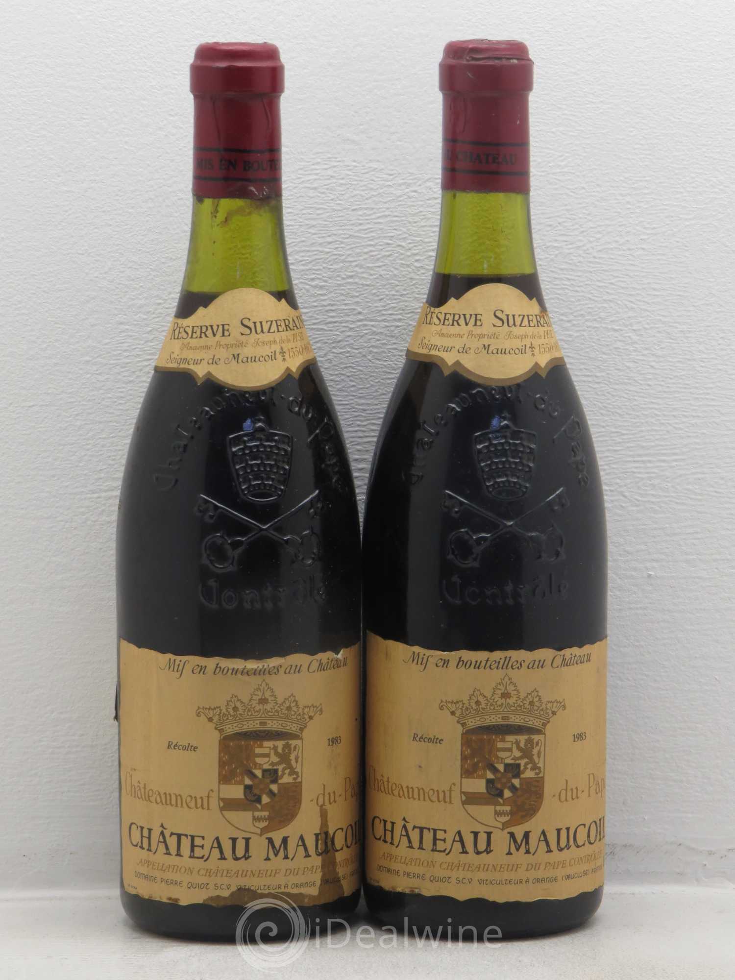 Châteauneuf-du-Pape Reserve Suzeraine Maucoil 1983 - Posten von 2 Flaschen - 0