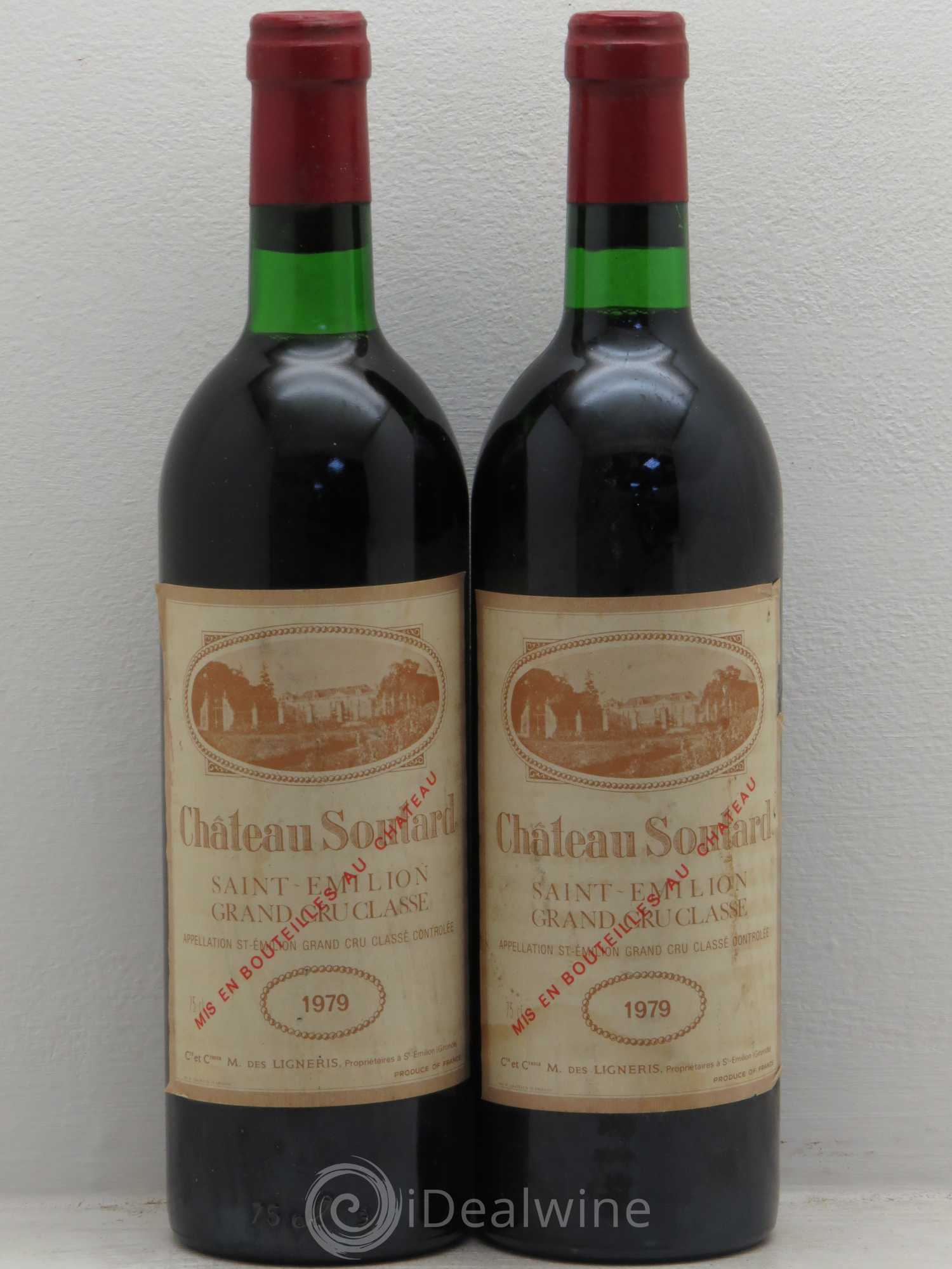 Château Soutard Grand Cru Classé 1979 - Lot de 2 bouteilles - 0
