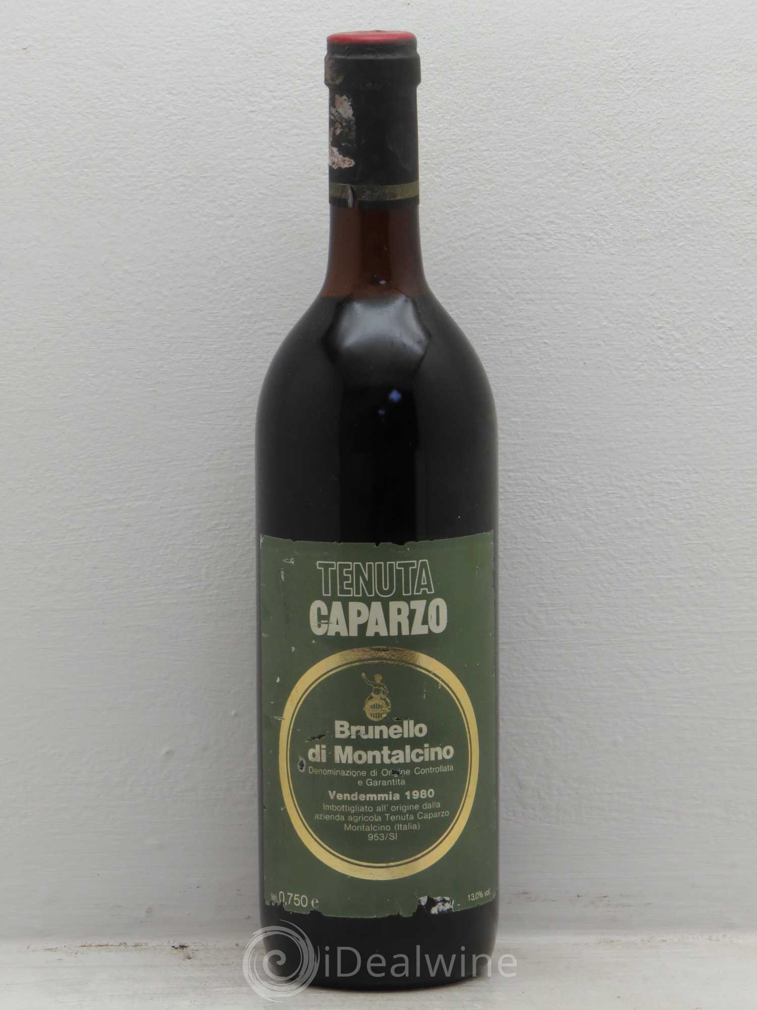 Brunello di Montalcino Caparzo 1980 - Lot de 1 bouteille - 0