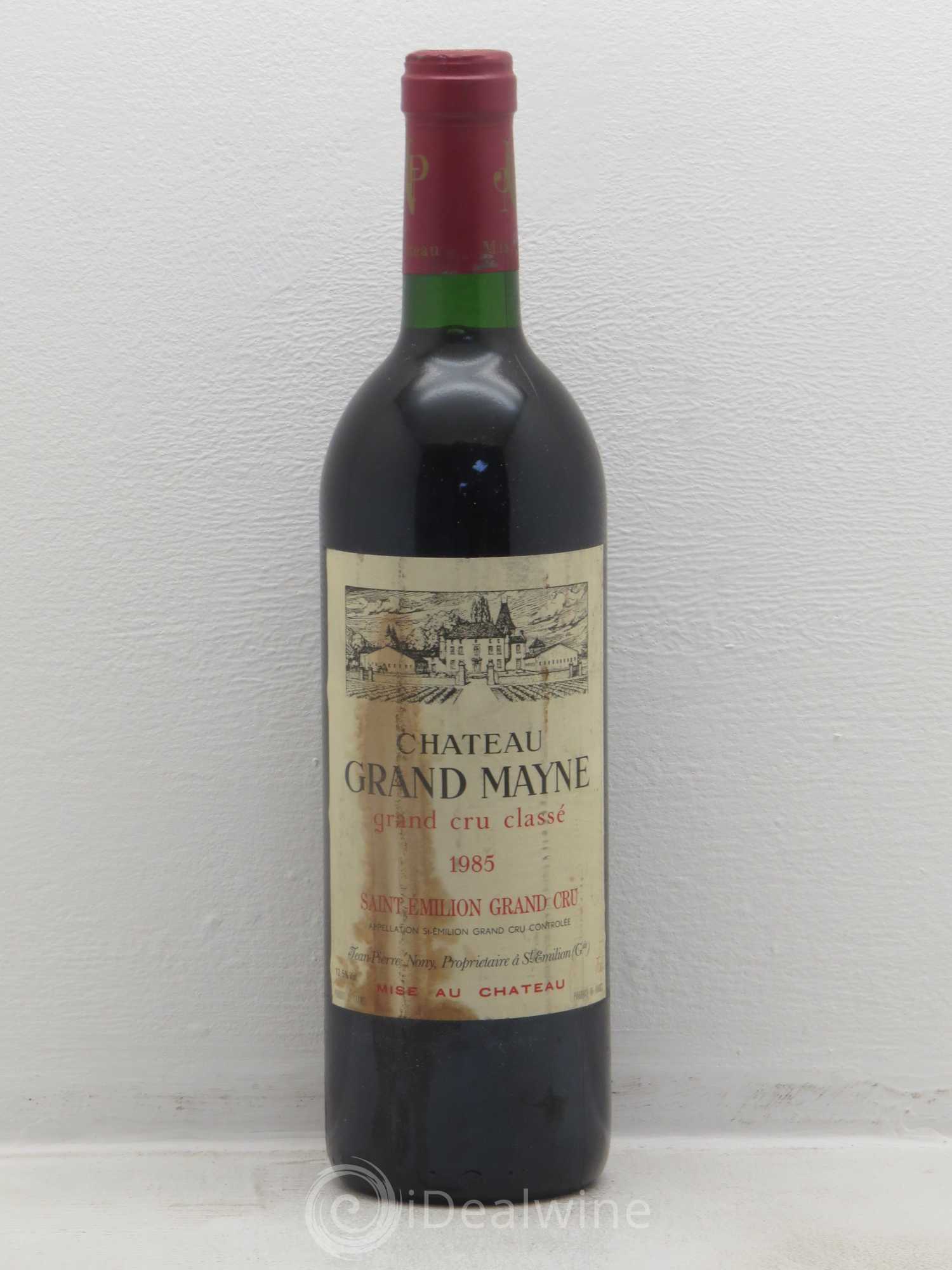 Château Grand Mayne Grand Cru Classé 1985 - Lot de 1 bouteille - 0
