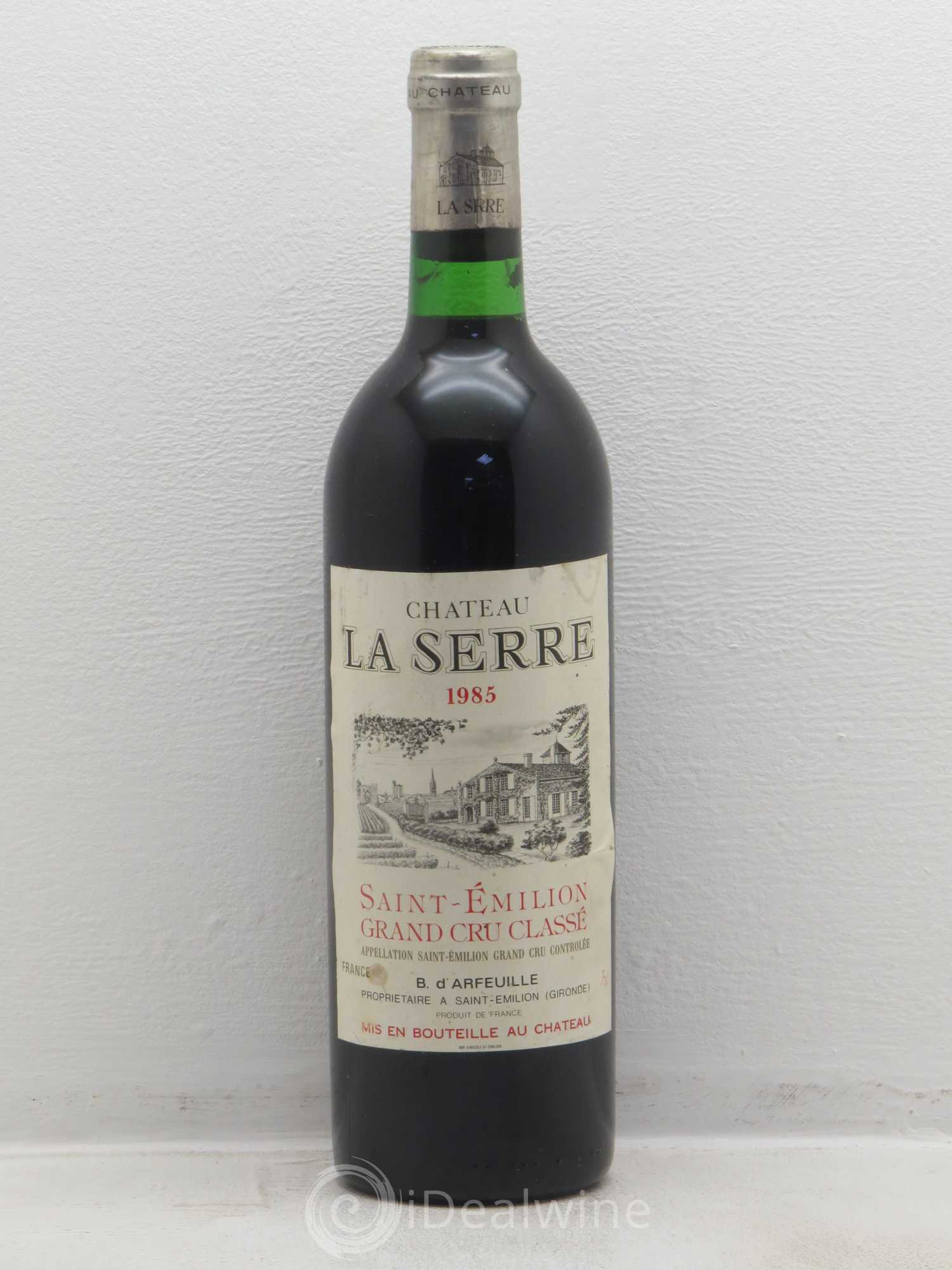 Château la Serre Grand Cru Classé 1985 - Lot de 1 bouteille - 0