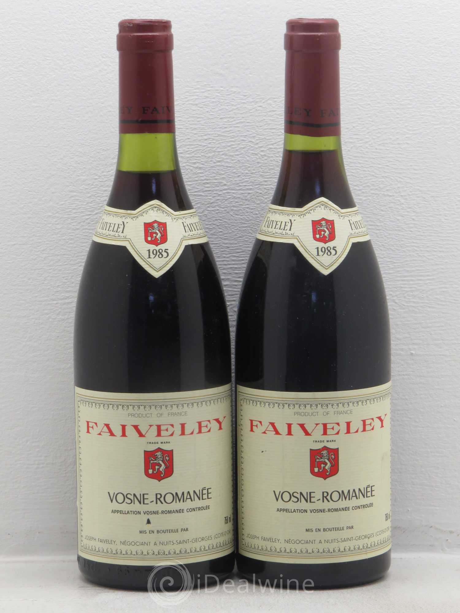Vosne-Romanée Domaine Faiveley 1985 - Lot de 5 bouteilles - 2