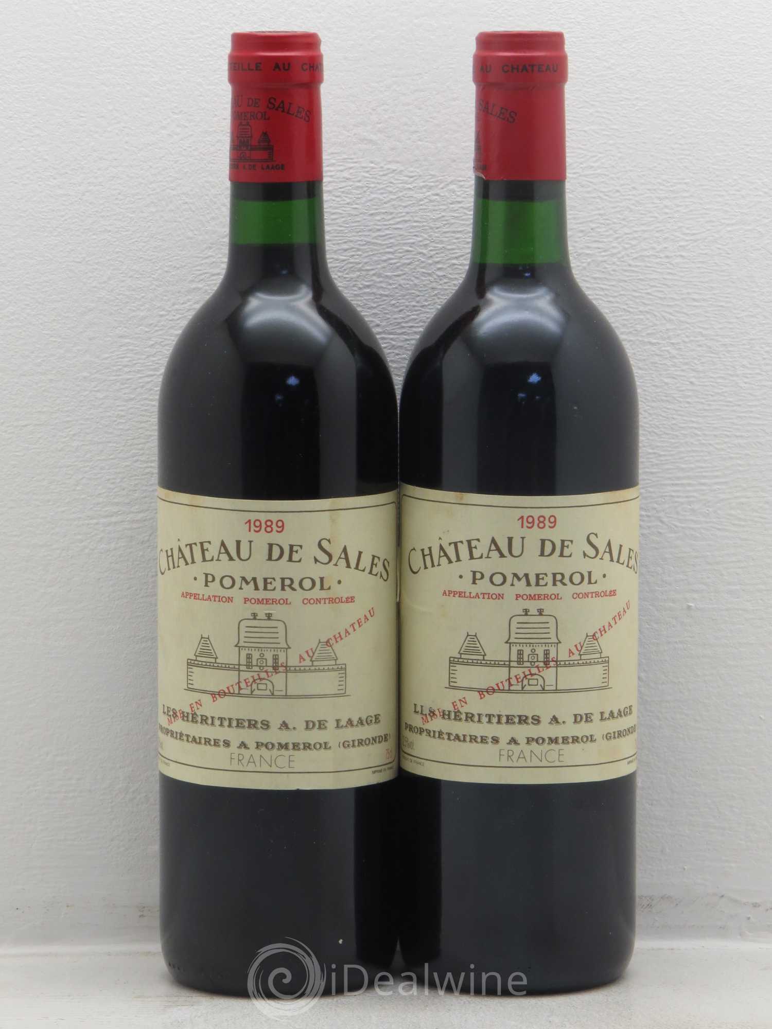 Château de Sales 1989 - Lot de 2 bouteilles - 0