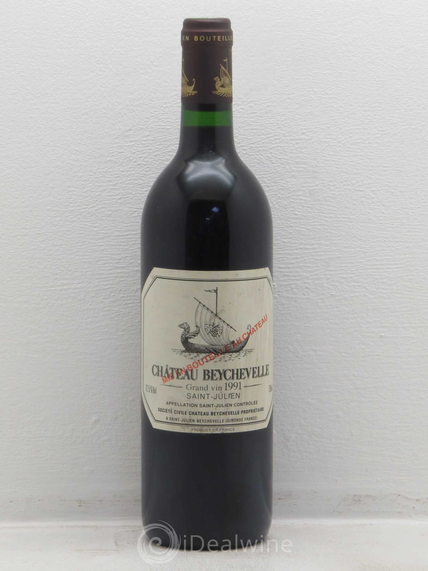Château Beychevelle 4ème Grand Cru Classé 1991 - Lot de 1 bouteille - 0