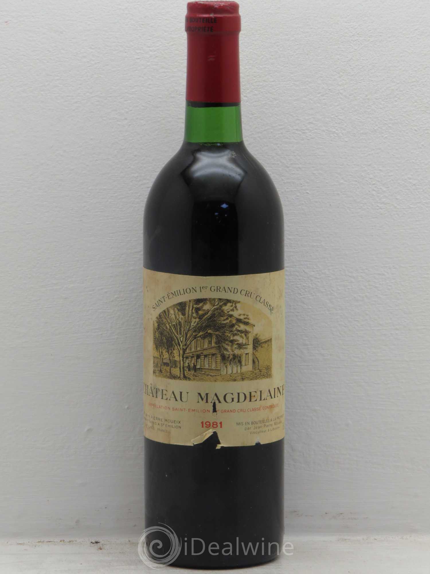 Château Magdelaine 1981 - Lot de 1 bouteille - 0