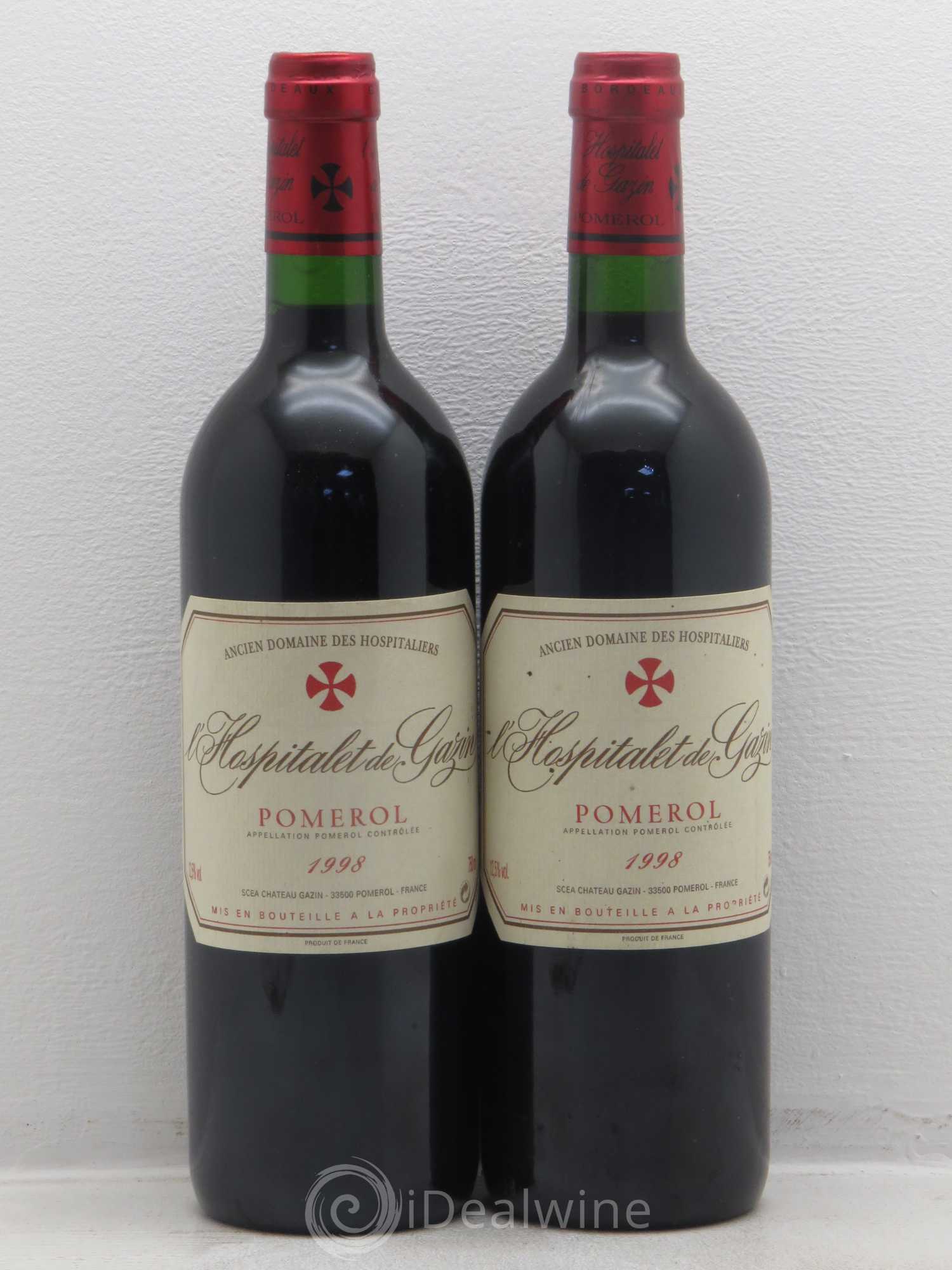 L'Hospitalet de Gazin Second Vin 1998 - Lot de 2 bouteilles - 0