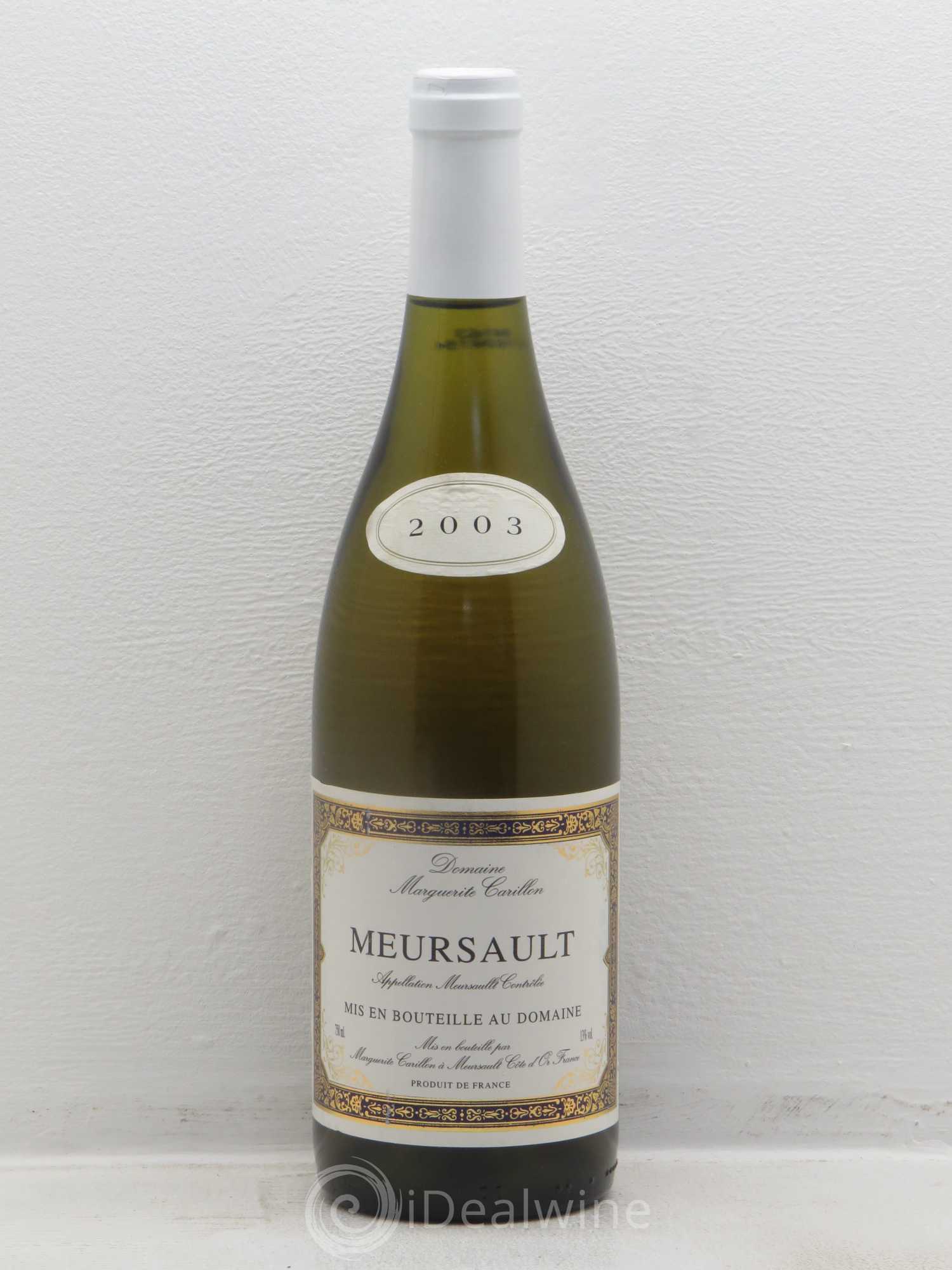 Meursault Marguerite Carillon 2003 - Posten von 1 Flasche - 0
