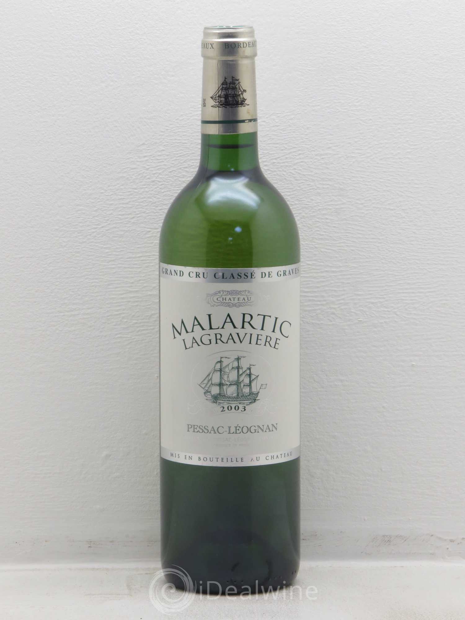 Château Malartic-Lagravière Cru Classé de Graves 2003 - Lot de 1 bouteille - 0