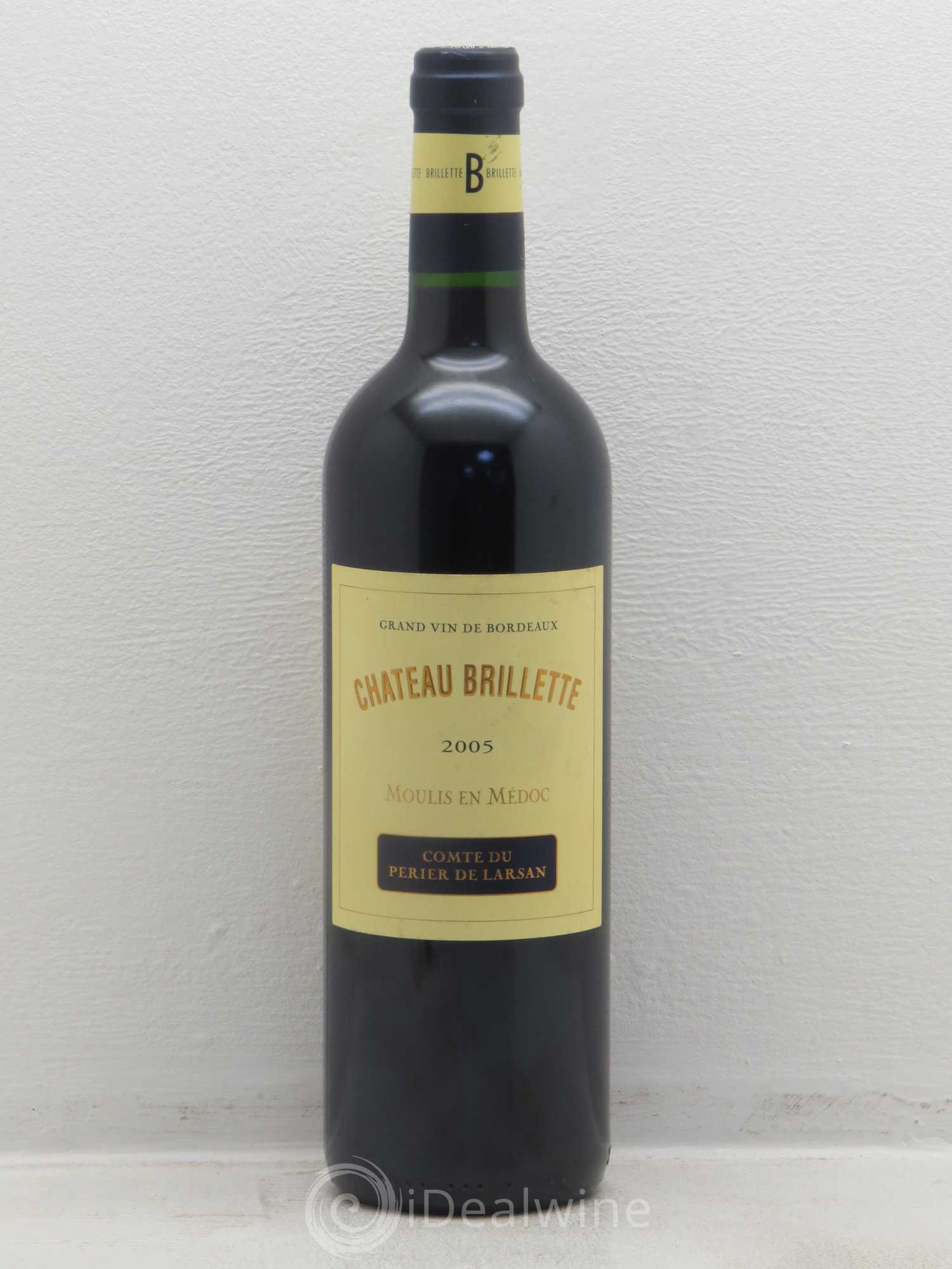 Château Brillette Cru Bourgeois 2005 - Lot de 1 bouteille - 0