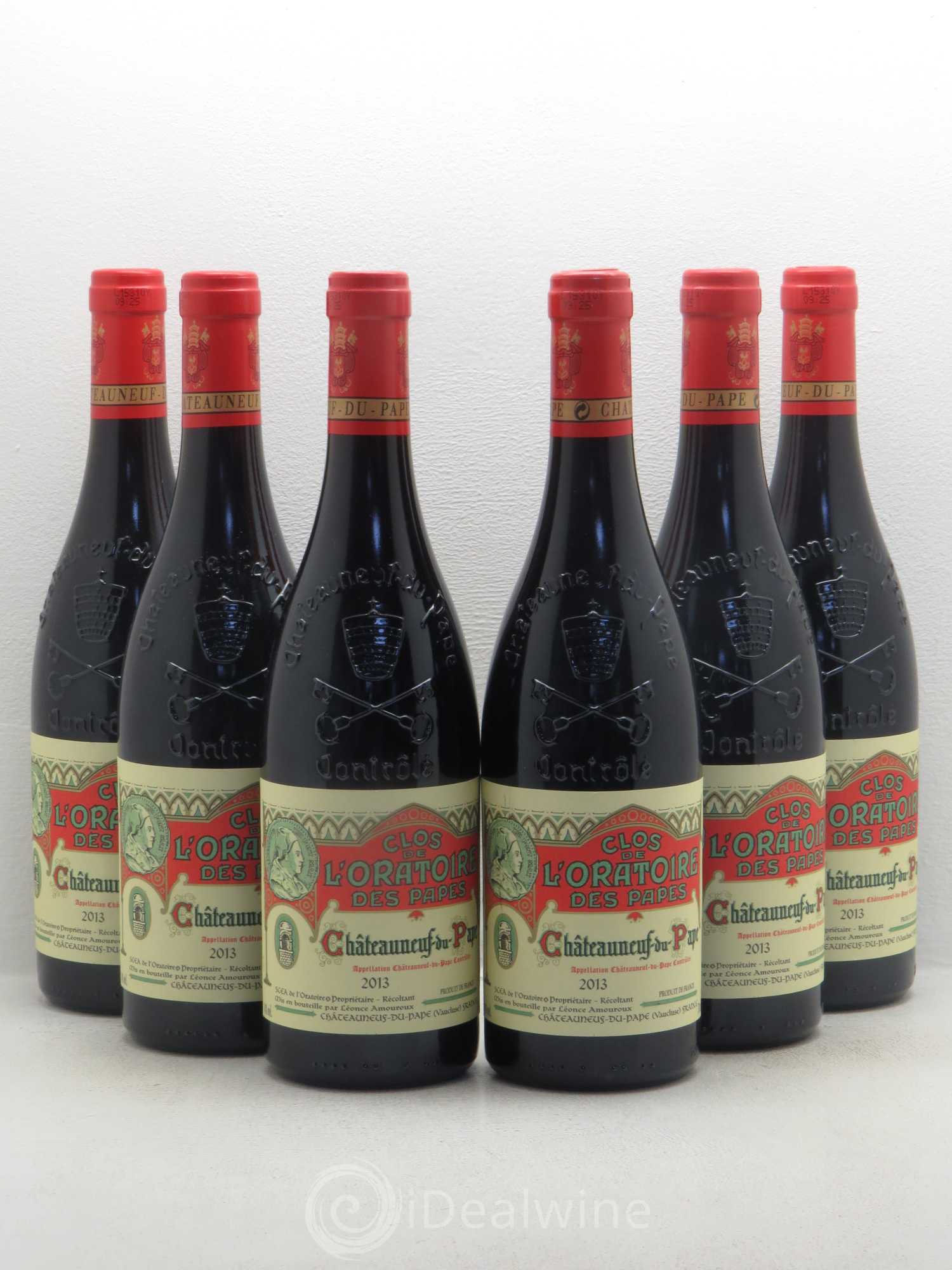 Châteauneuf-du-Pape Clos de l'Oratoire des Papes 2013 - Lot de 6 bouteilles - 0