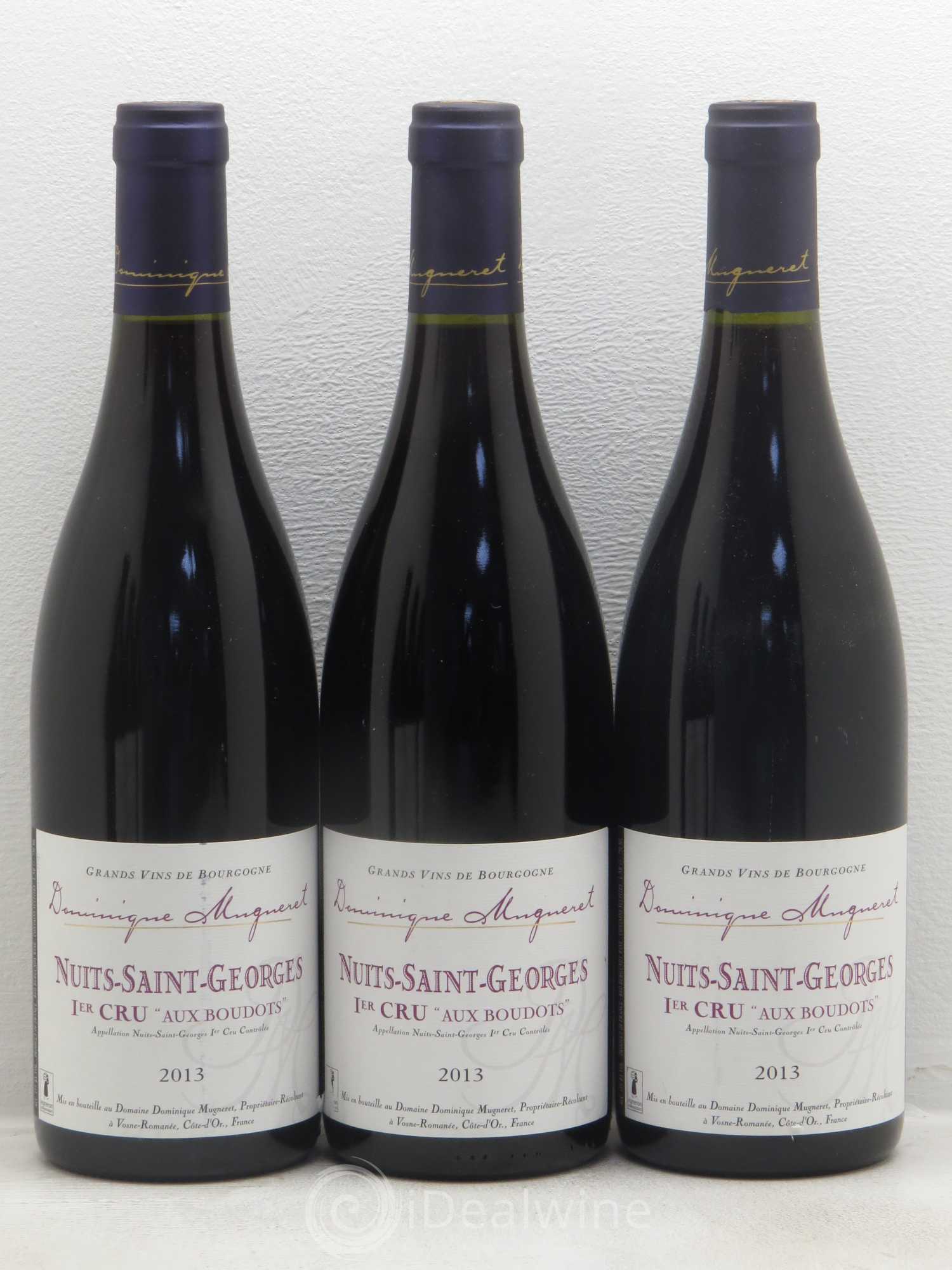 Nuits-Saint-Georges 1er Cru Les Boudots Dominique Mugneret (Domaine) 2013 - Lot de 6 bouteilles - 1