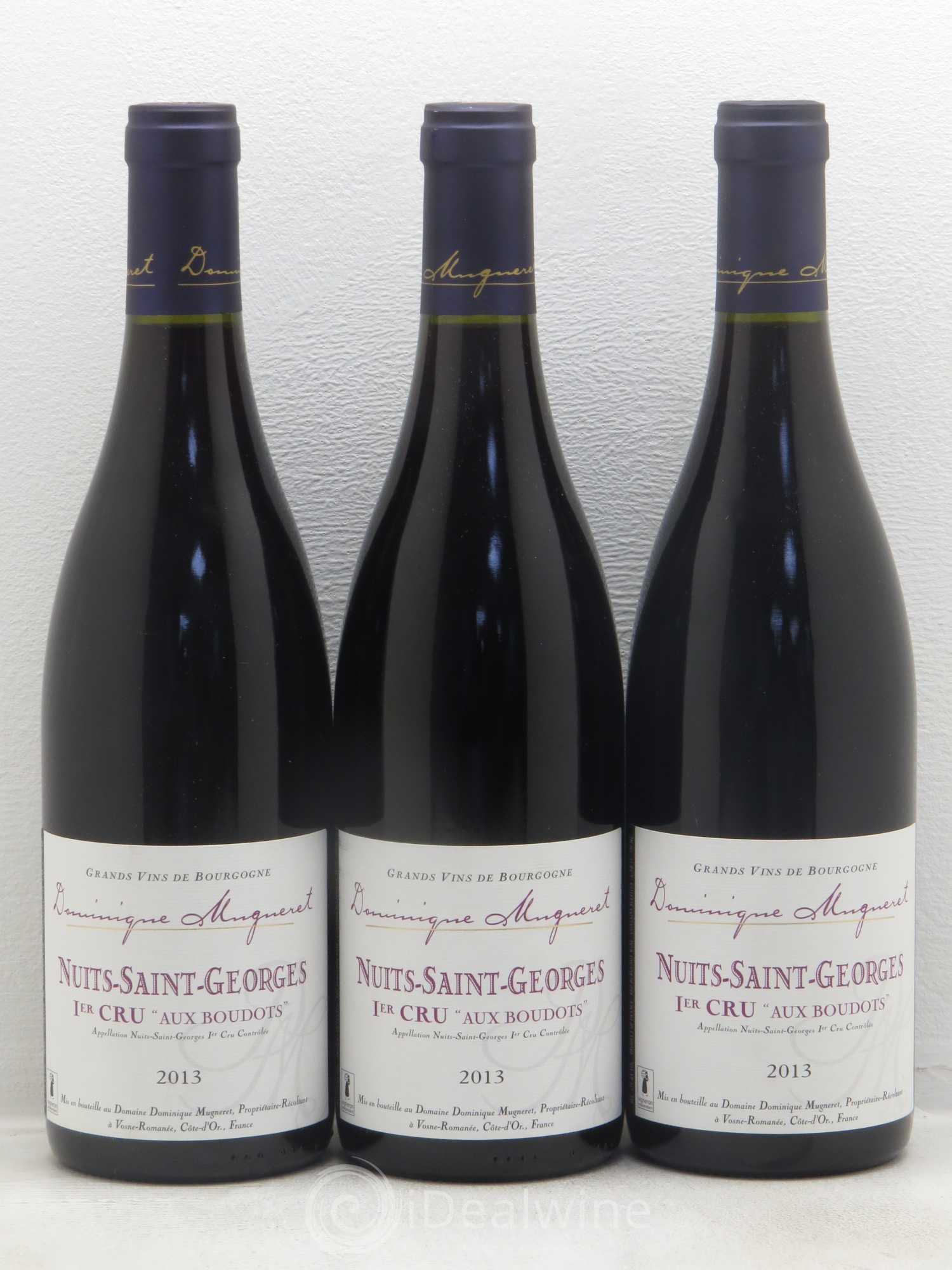 Nuits-Saint-Georges 1er Cru Les Boudots Dominique Mugneret (Domaine) 2013 - Lot de 6 bouteilles - 2
