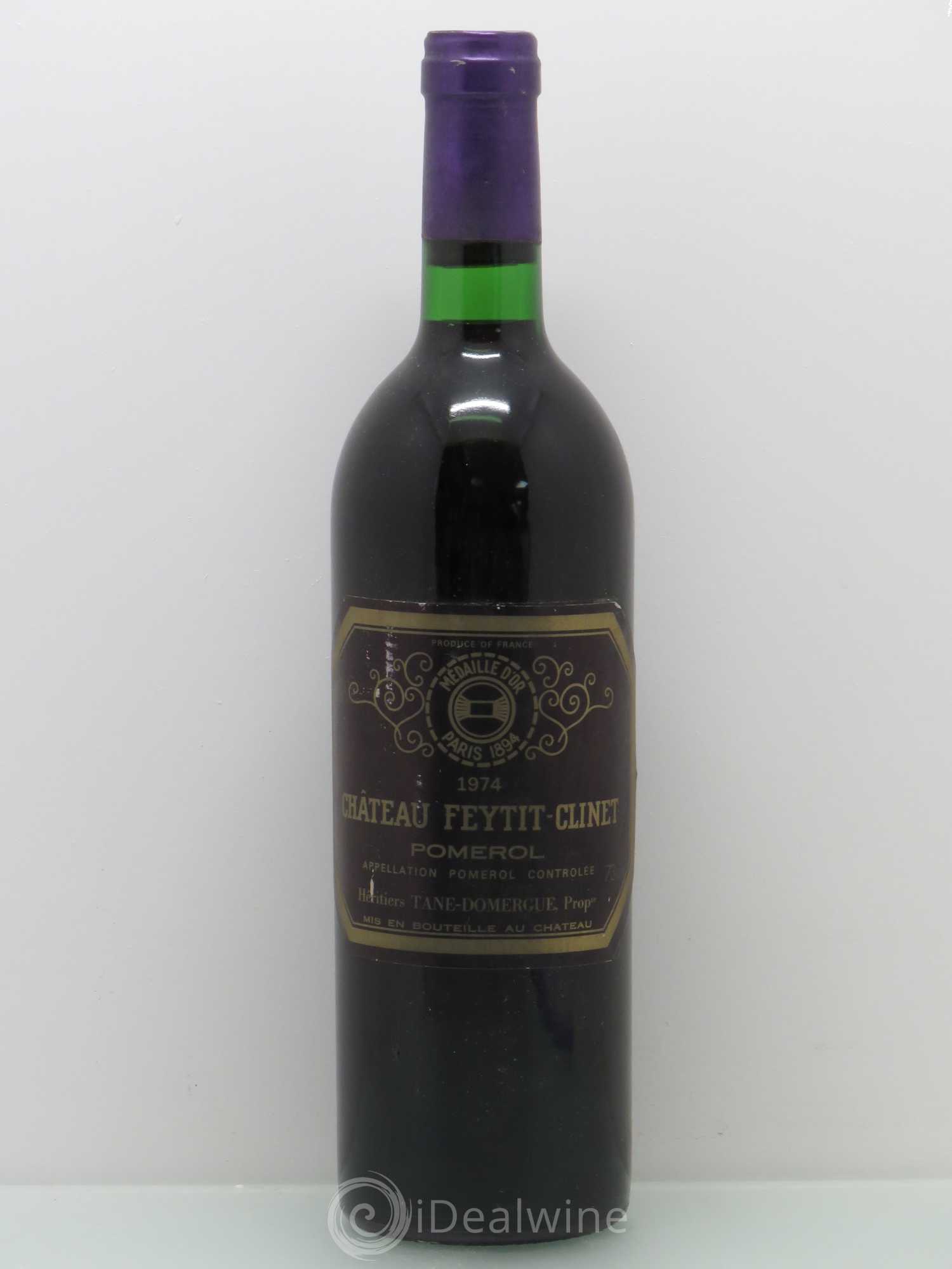 Château Feytit-Clinet 1974 - Lot de 1 bouteille - 0