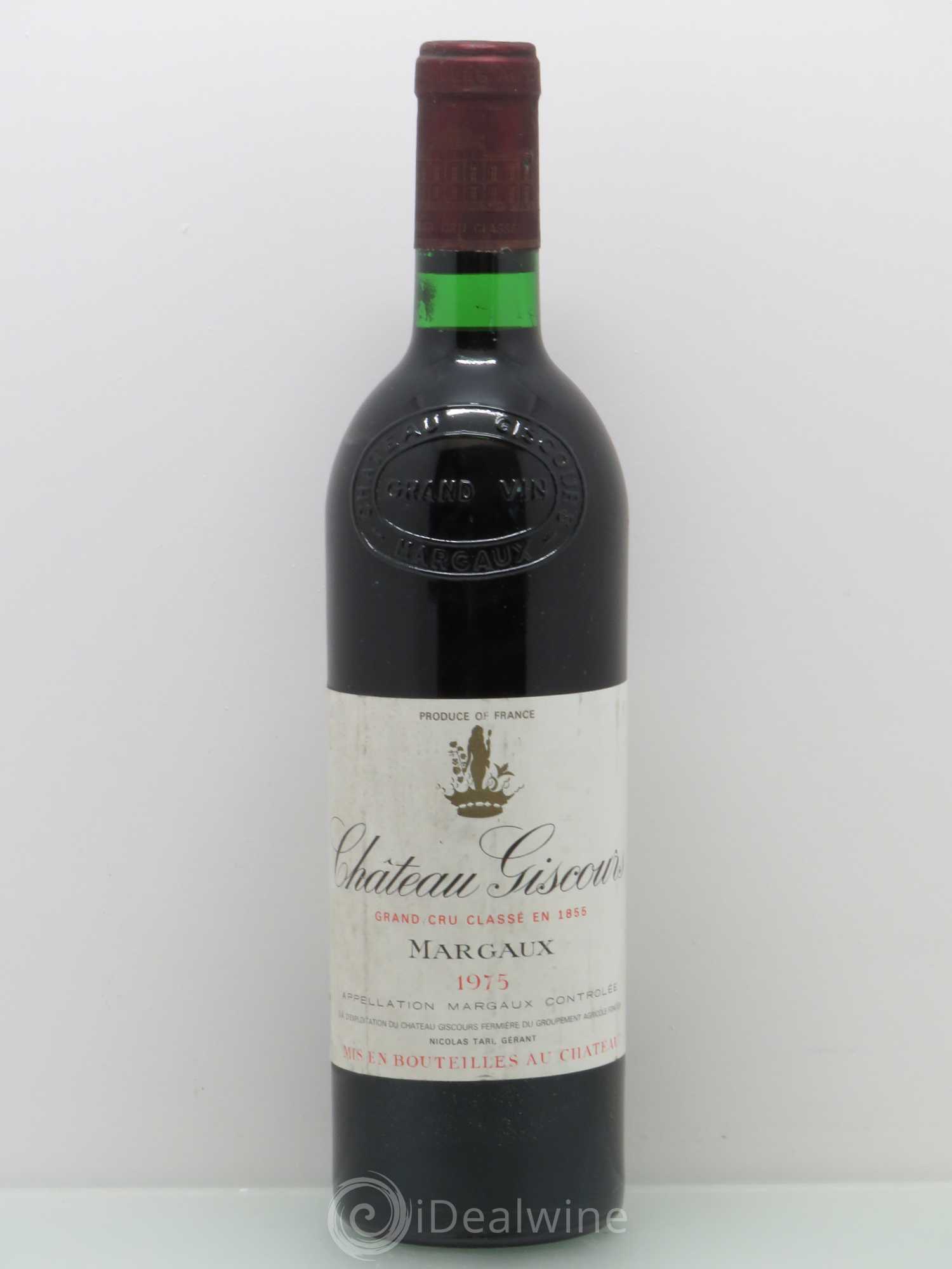 Château Giscours 3ème Grand Cru Classé 1975 - Lot de 1 bouteille - 0