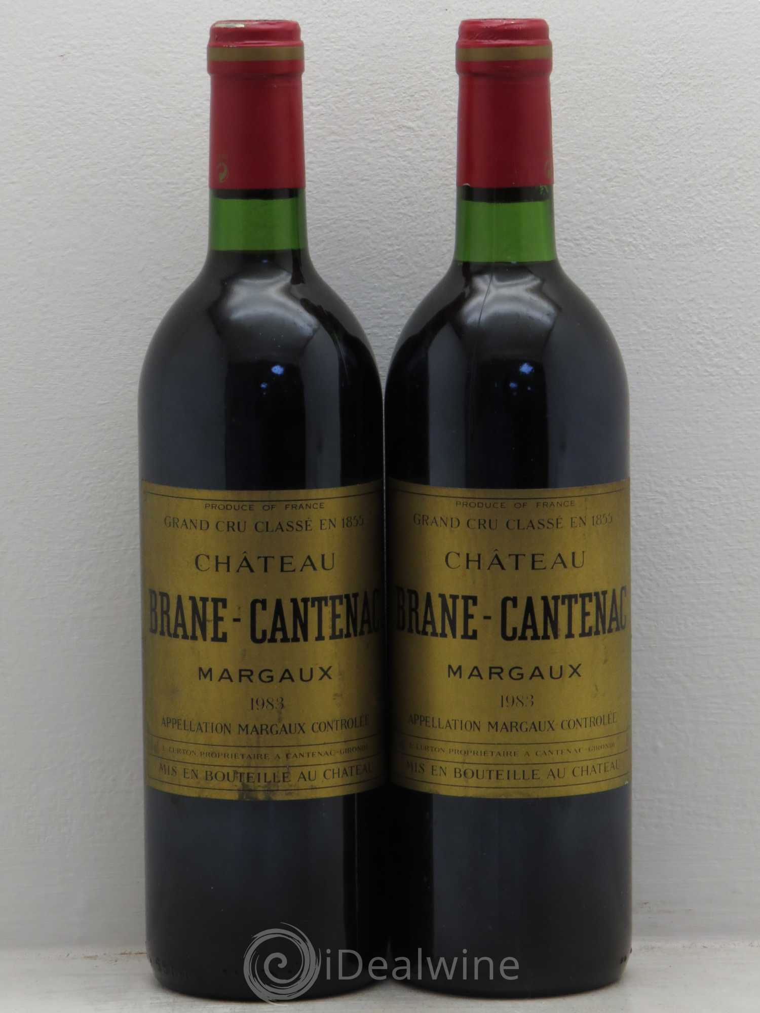 Château Brane Cantenac 2ème Grand Cru Classé 1983 - Lot de 2 bouteilles - 0