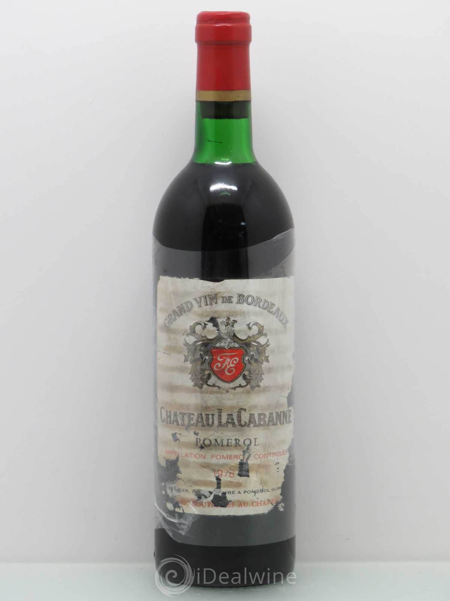 Château la Cabanne 1978 - Lot de 1 bouteille - 0