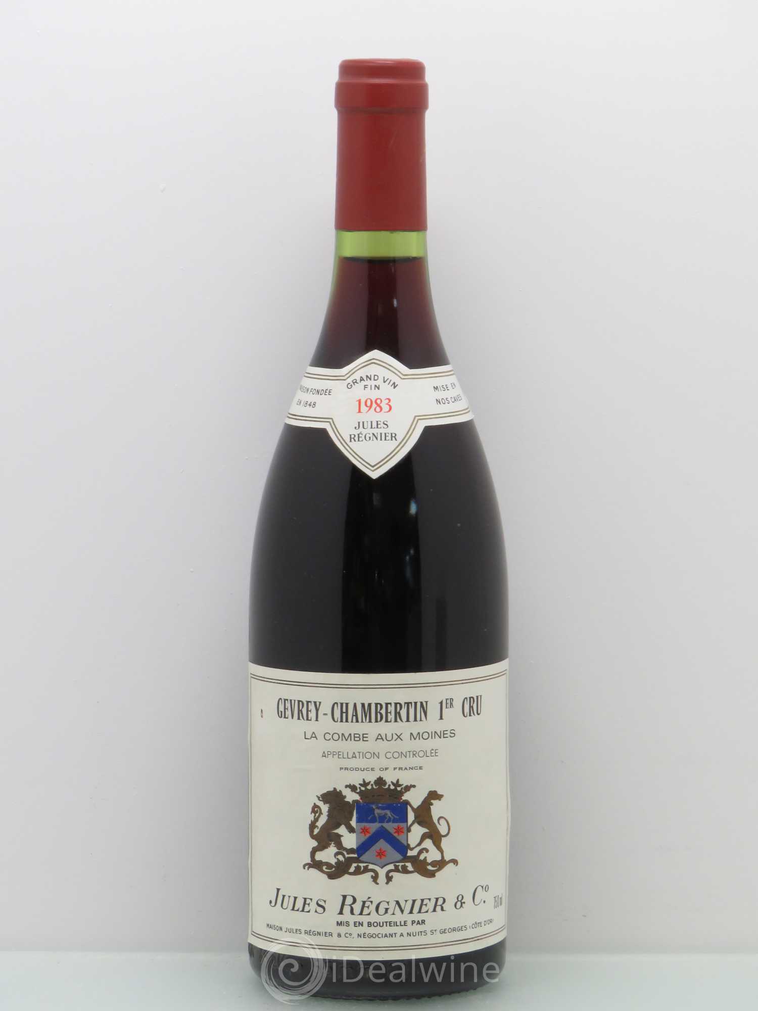 Gevrey-Chambertin 1er Cru Jules Regnier 1983 - Lot de 1 bouteille - 0