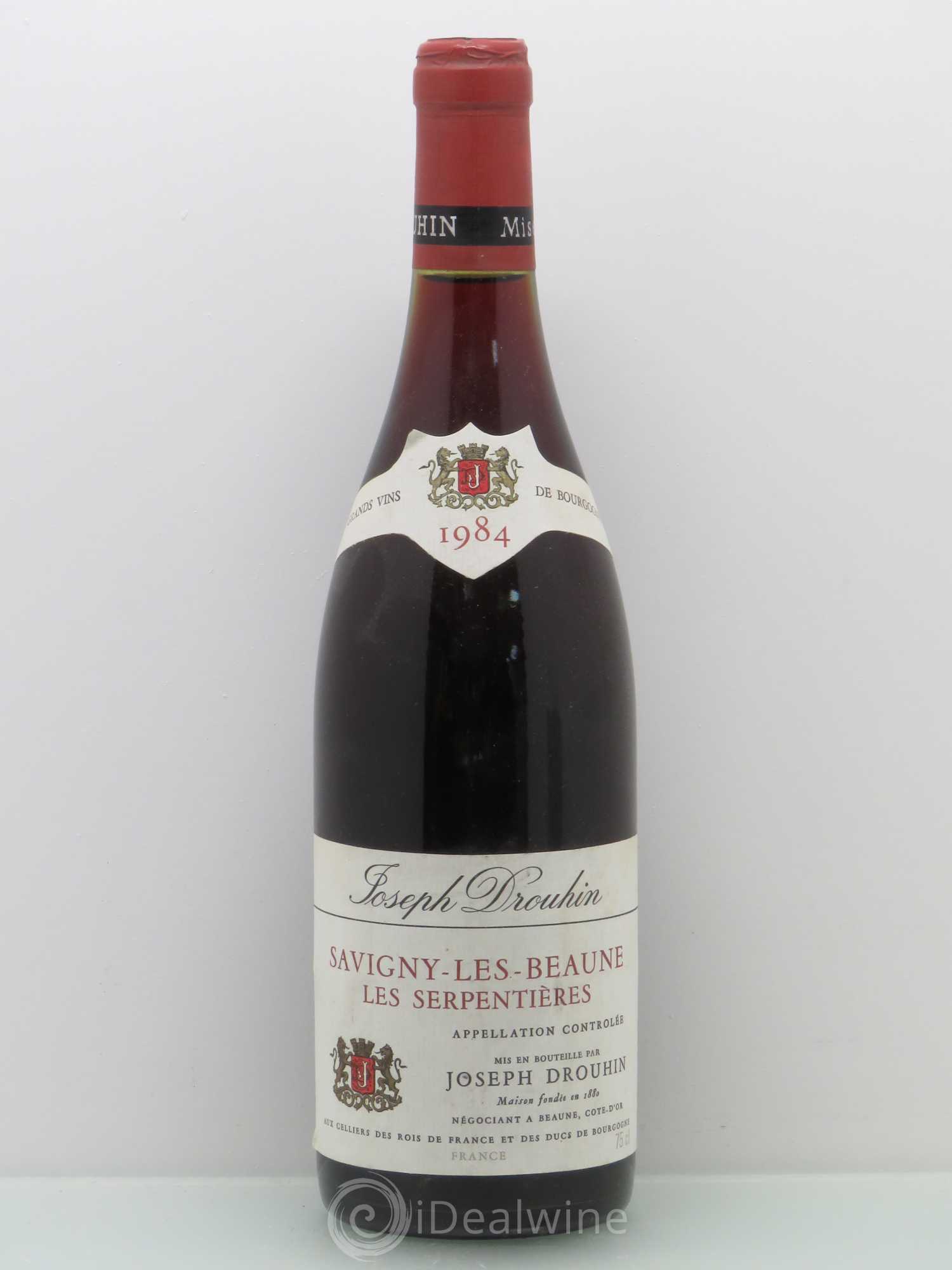 Savigny-lès-Beaune 1er Cru Serpentières - Joseph Drouhin 1984 - Posten von 1 Flasche - 0