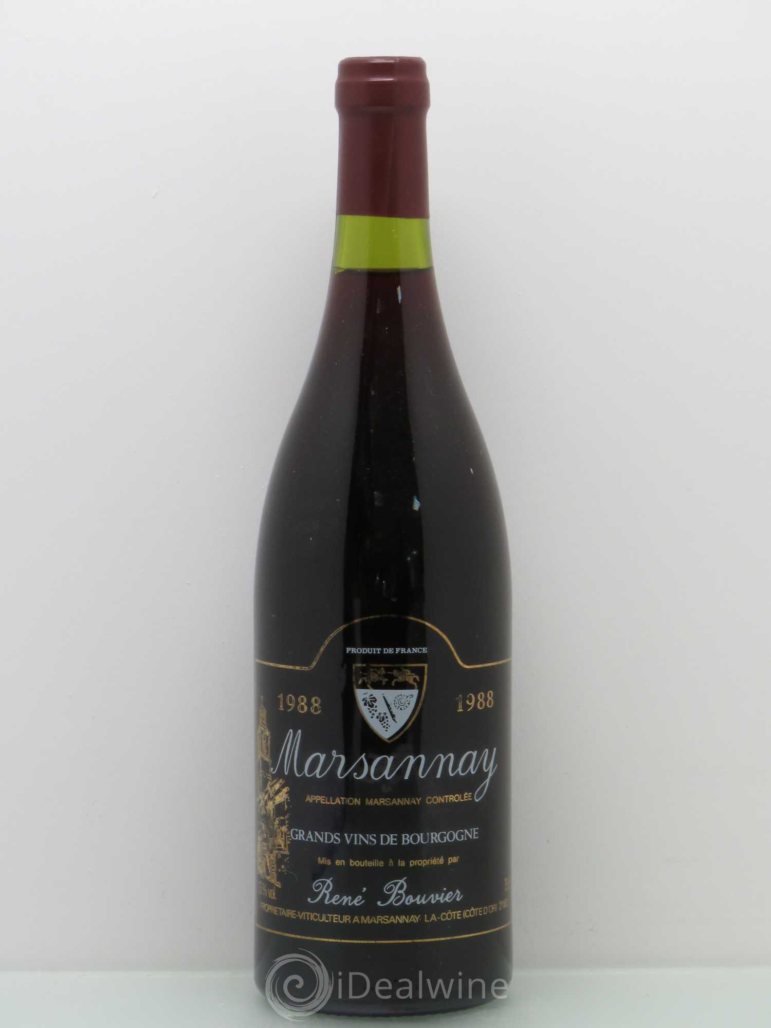 Marsannay René Bouvier 1988 - Lot de 1 bouteille - 0