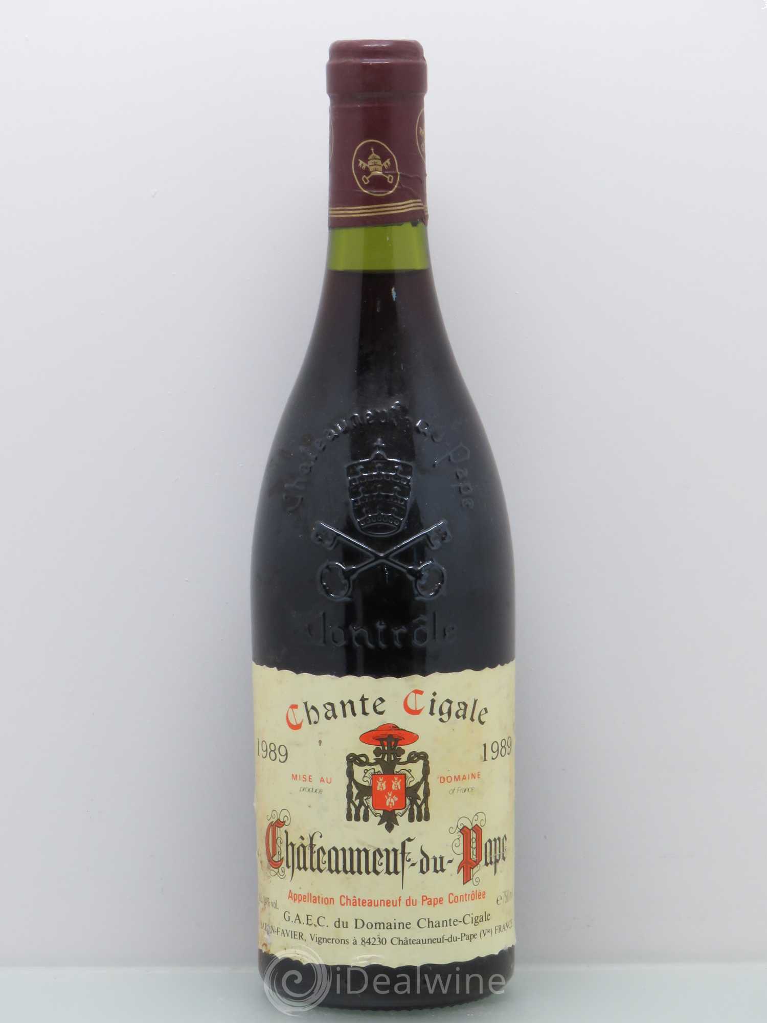 Châteauneuf-du-Pape Chante Cigale 1989 - Posten von 1 Flasche - 0