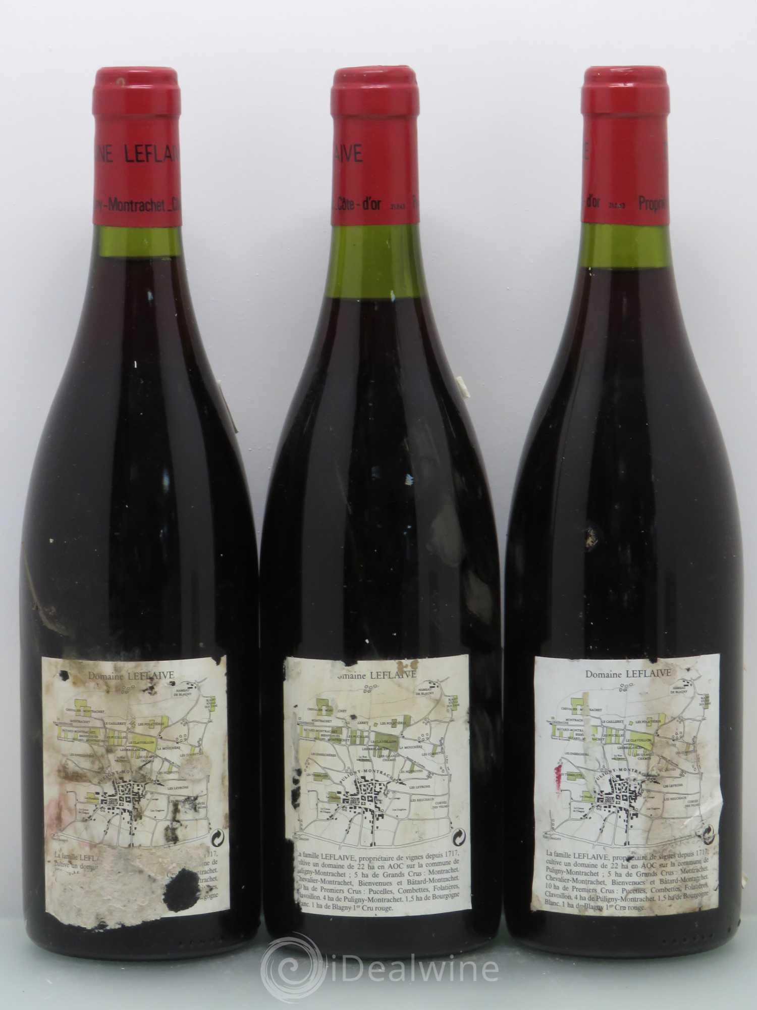 Blagny 1er Cru Sous le Dos d'Ane - Domaine Leflaive 1990 - Posten von 3 Flaschen - 1