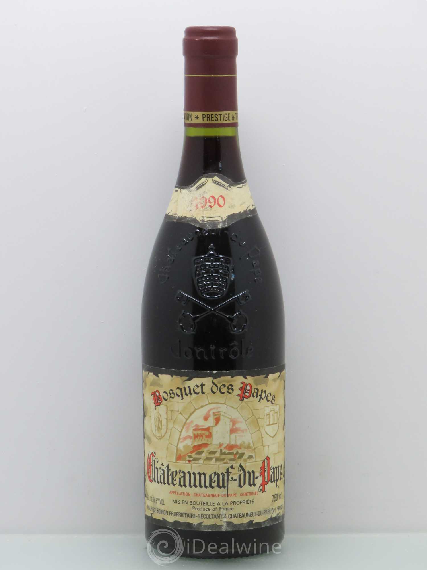 Châteauneuf-du-Pape Bosquet des Papes 1990 - Posten von 1 Flasche - 0