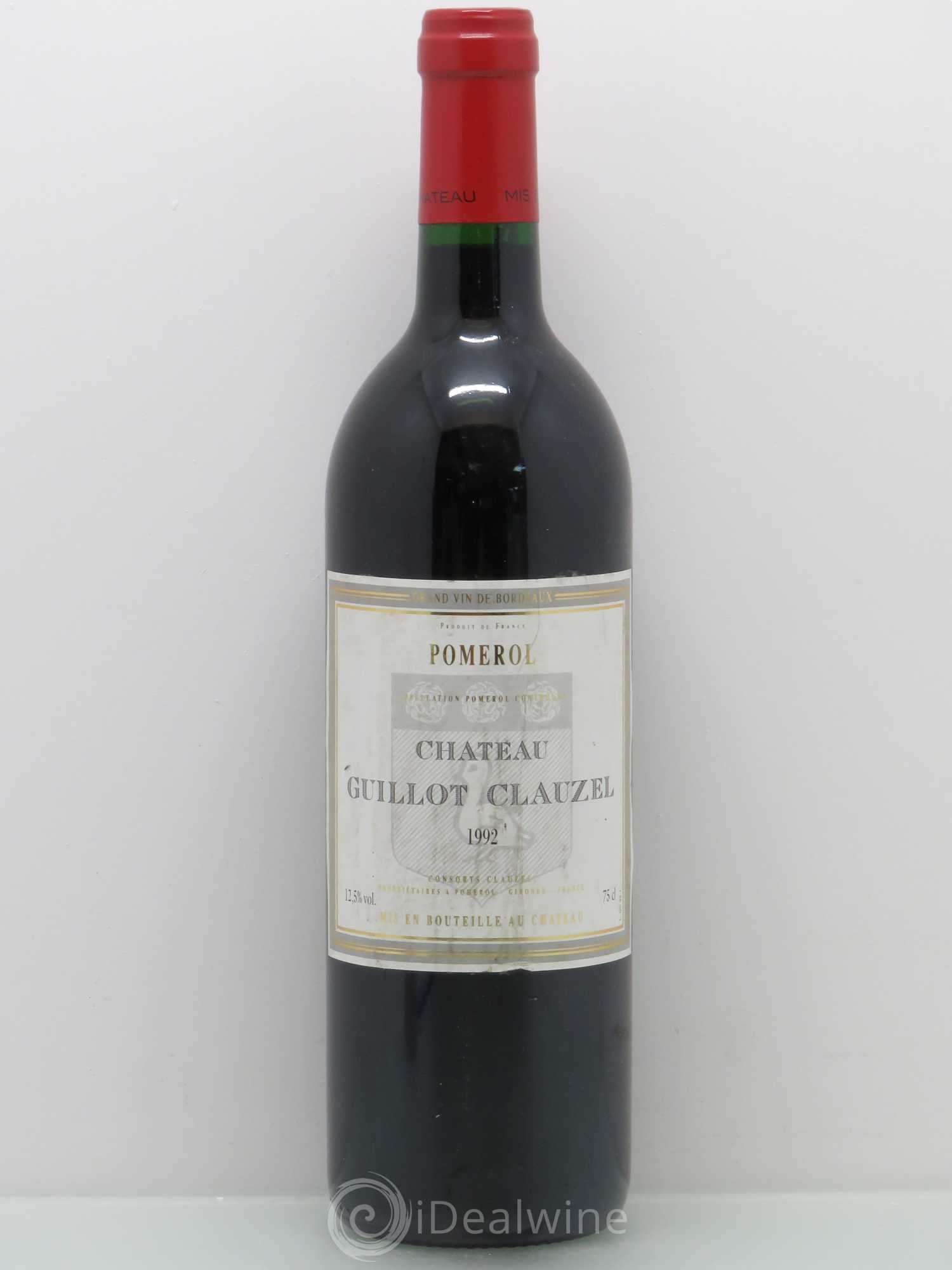 Château Guillot Clauzel 1992 - Lot de 1 bouteille - 0