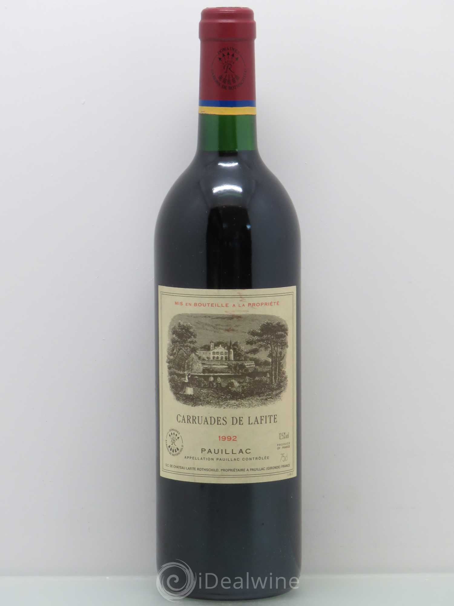 Carruades de Lafite Rothschild Second Vin 1992 - Lot de 1 bouteille - 0