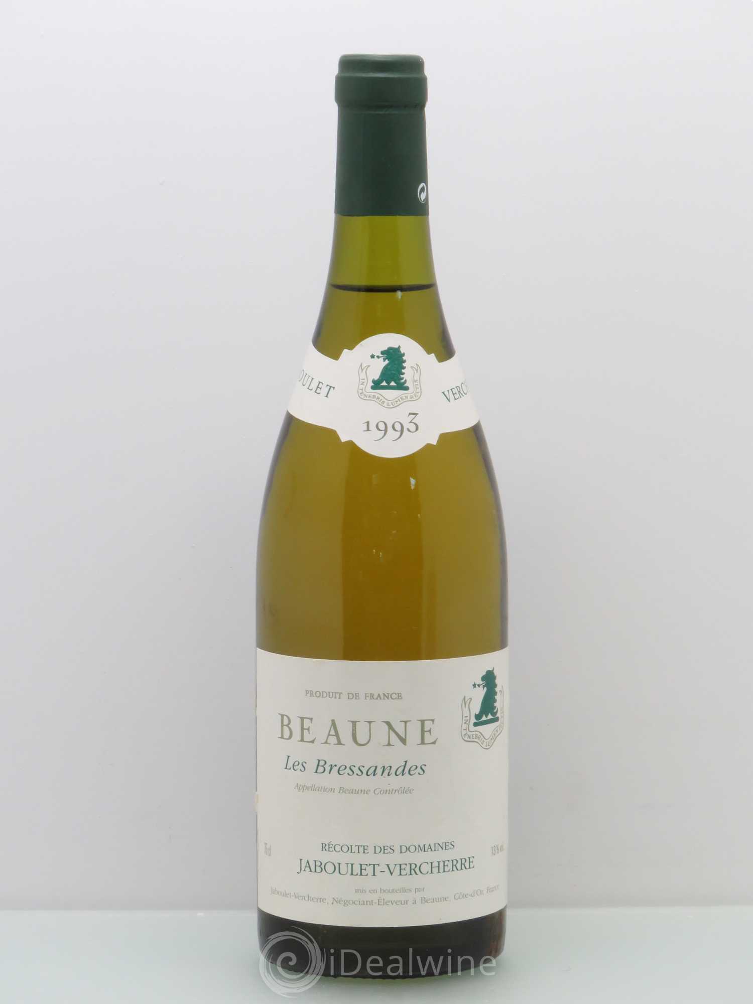 Beaune 1er Cru Bressandes Jaboulet Vercherre 1993 - Posten von 1 Flasche - 0