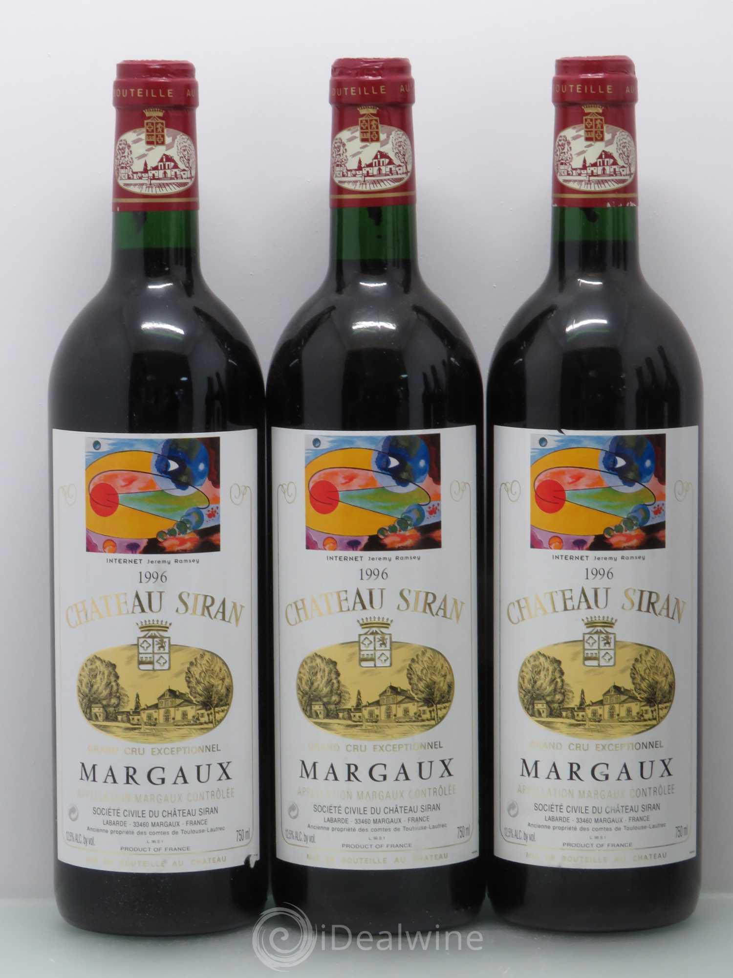 Château Siran 1996 - Lot de 6 bouteilles - 1