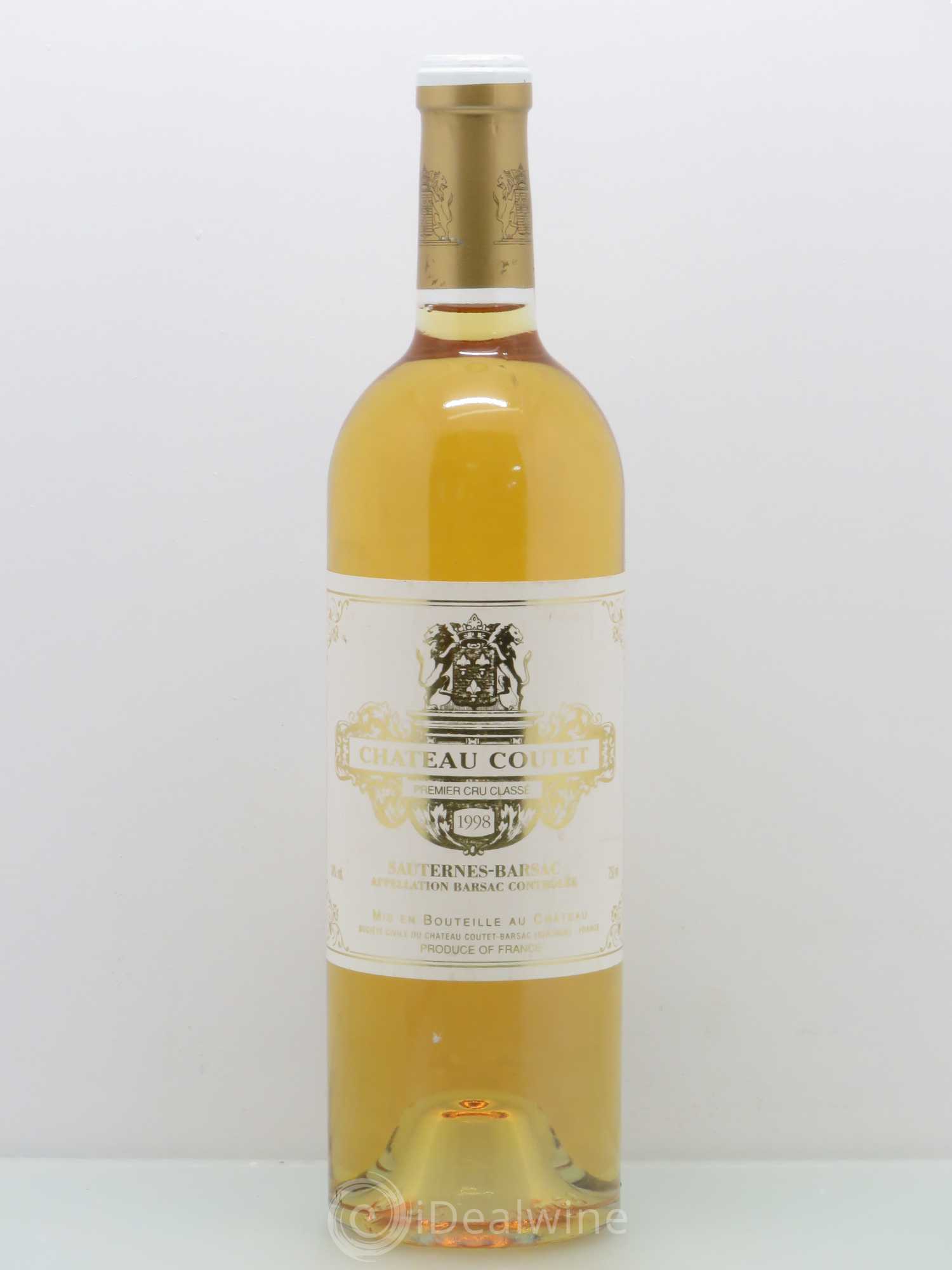 Château Coutet 1er Grand Cru Classé 1998 - Lotto di 1 bottiglia - 0