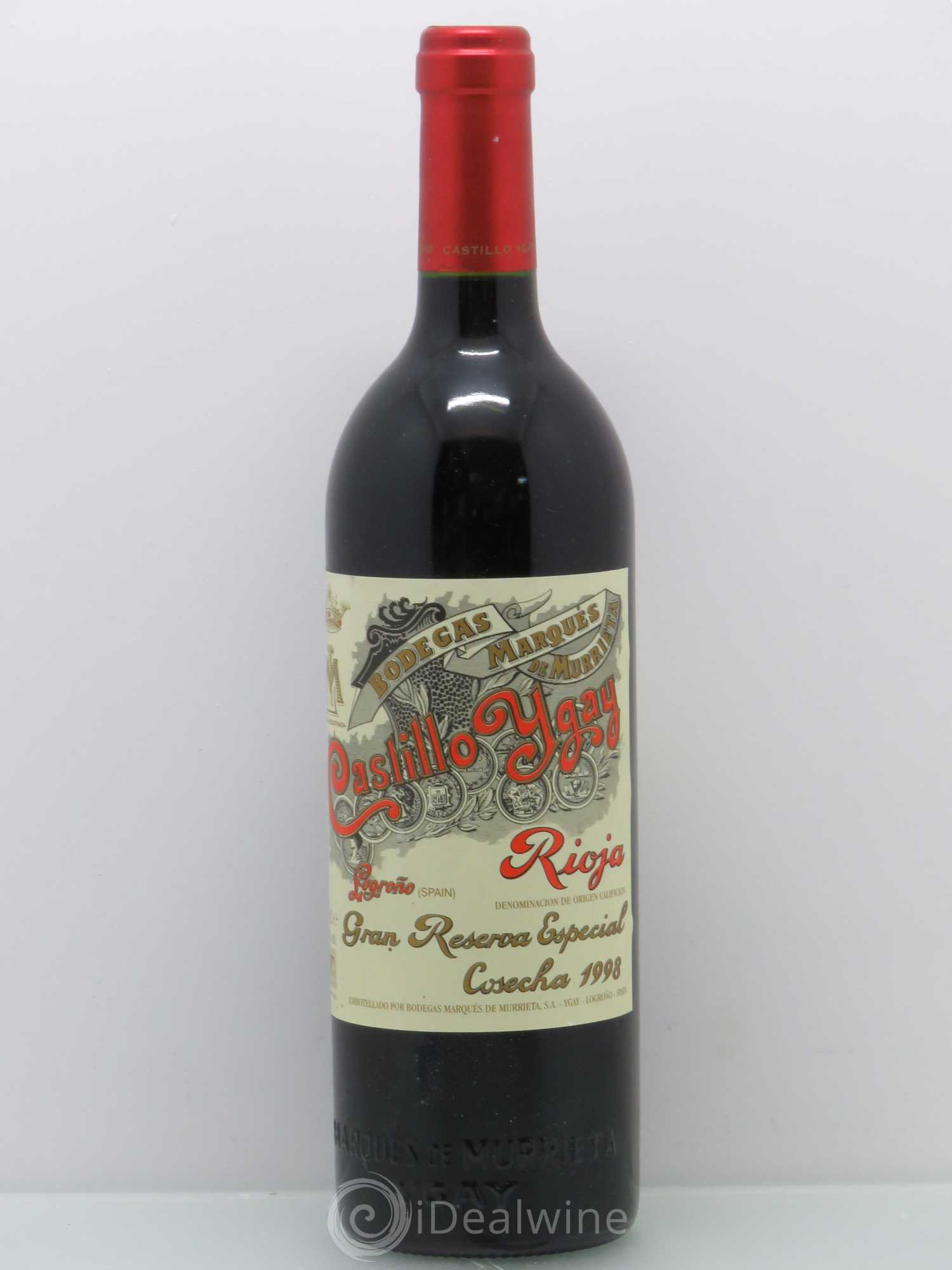 Rioja DOCA Gran Reserva Especial Ygay 1998 - Posten von 1 Flasche - 0