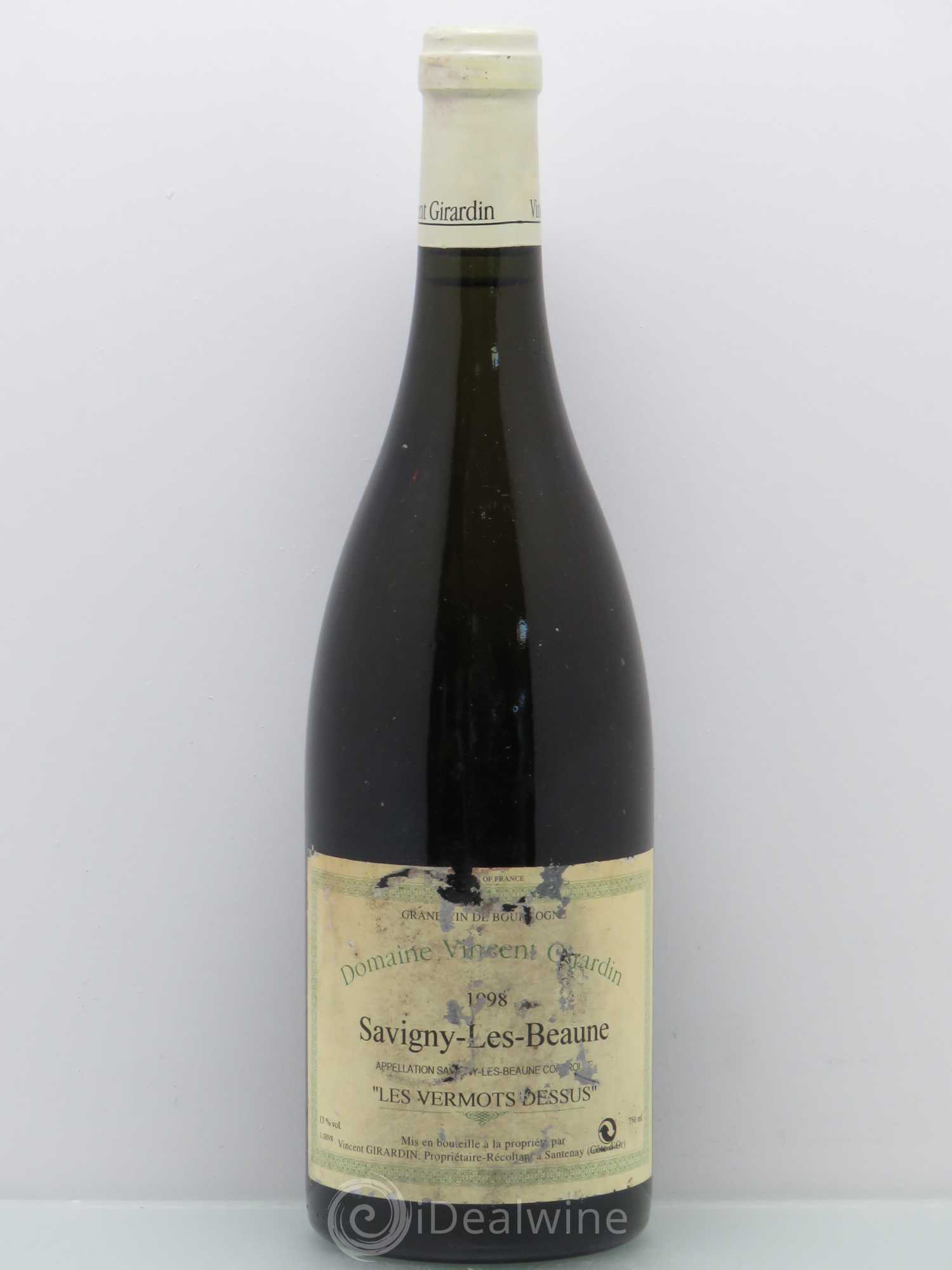 Savigny-lès-Beaune Les vermots dessus Vincent Girardin 1998 - Posten von 1 Flasche - 0