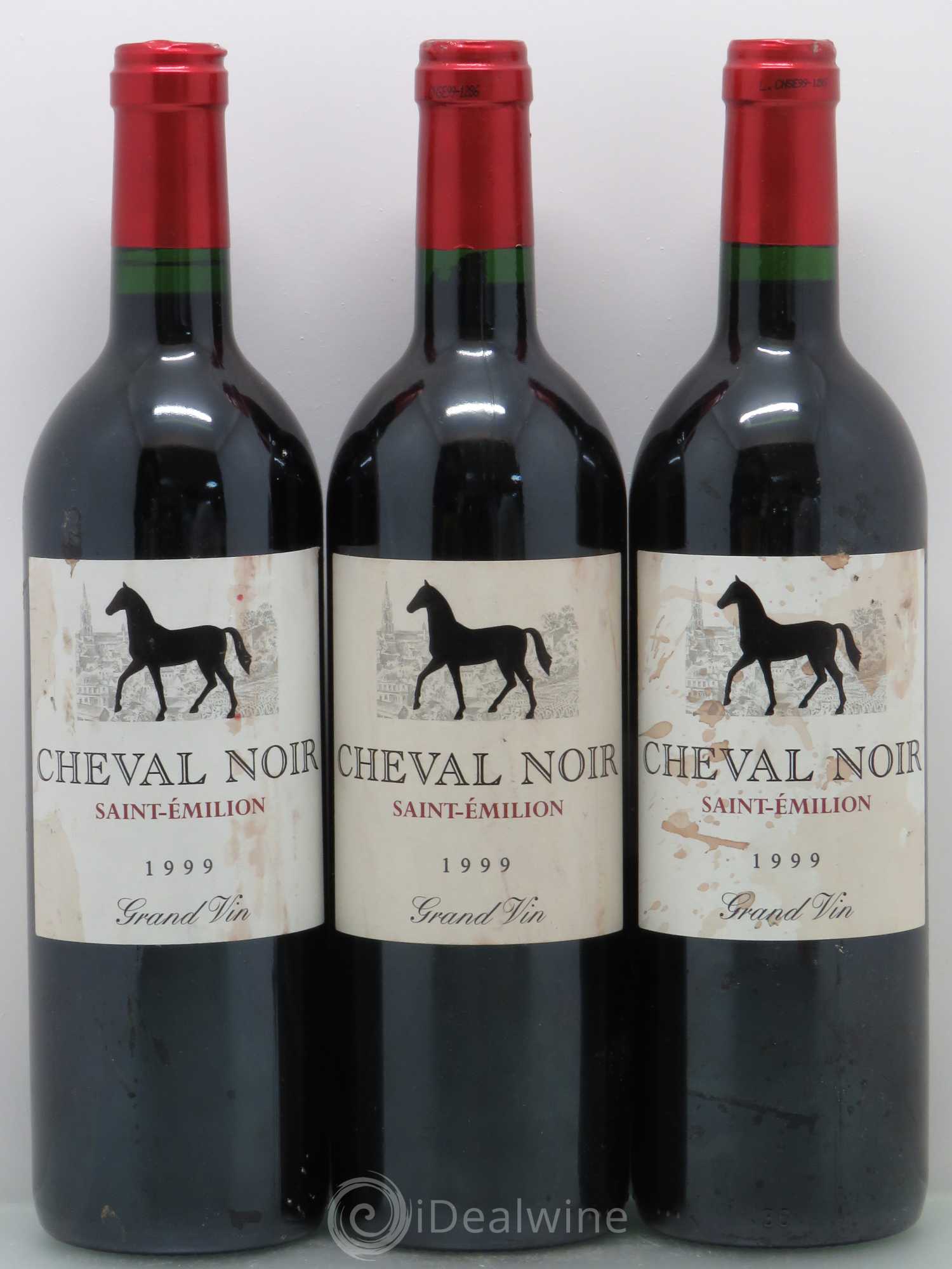 Château Cheval Noir 1999 - Lot de 3 bouteilles - 0