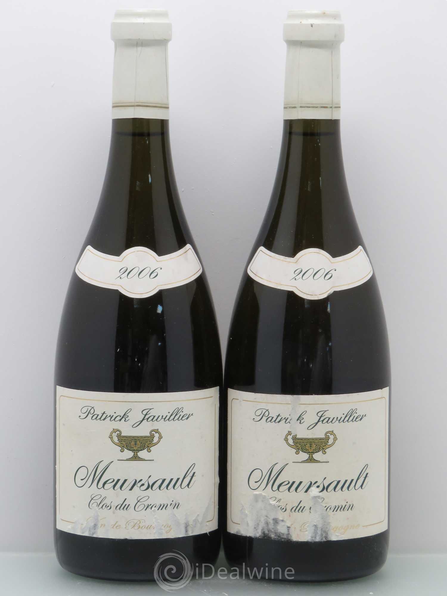Meursault Clos du Cromin - Patrick Javillier 2006 - Posten von 2 Flaschen - 0